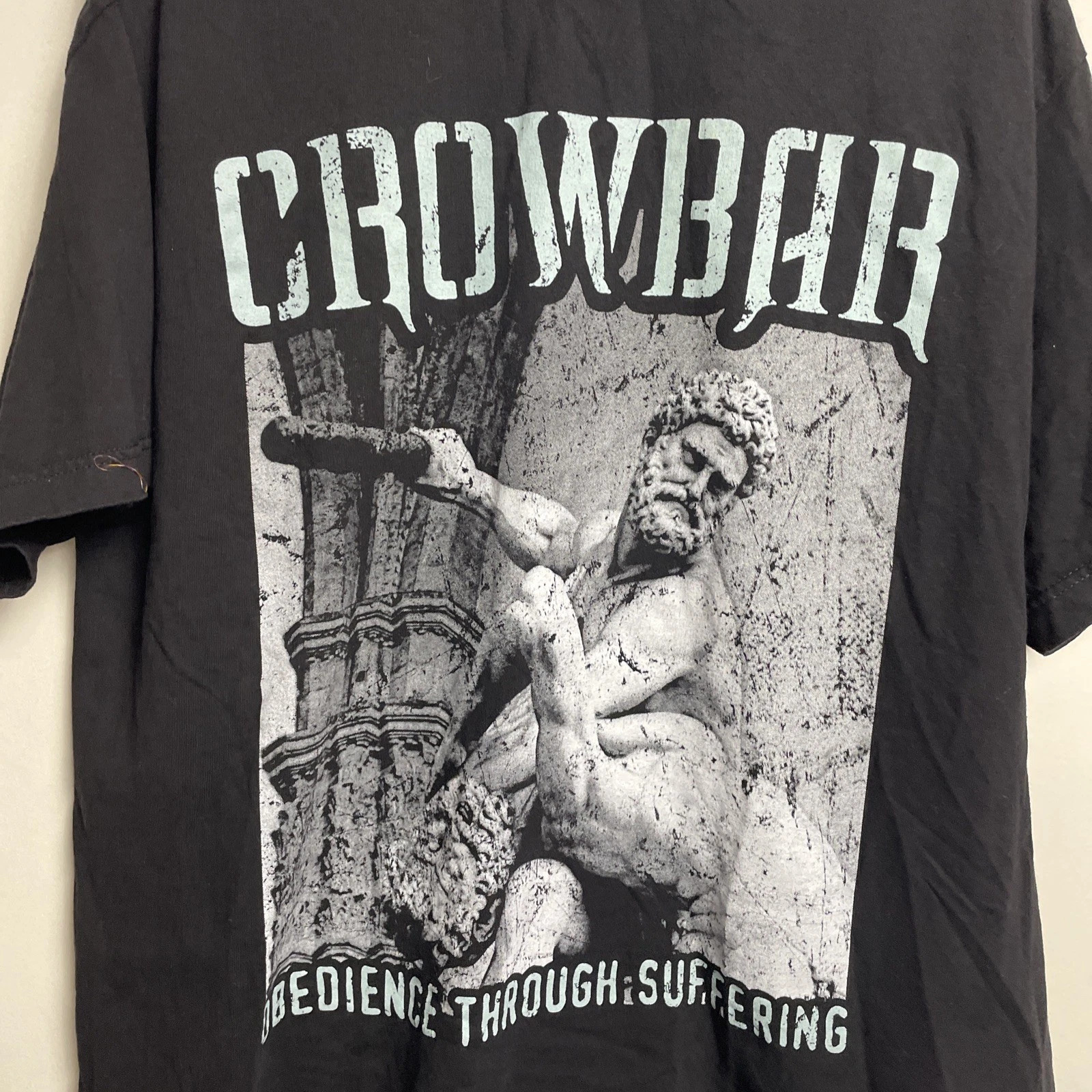 Retro CROWBAR Band Album For Fans Heavy Cotton Black S-5XL T Shirt AG197