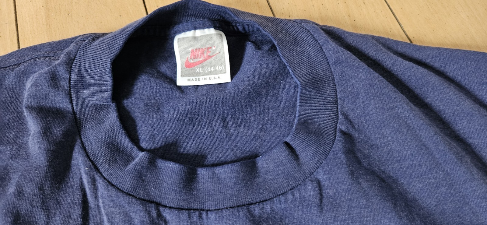 Vintage 80s 90s Nike SWOOSH Spellout Logo T-Shirt XL Single Stitch