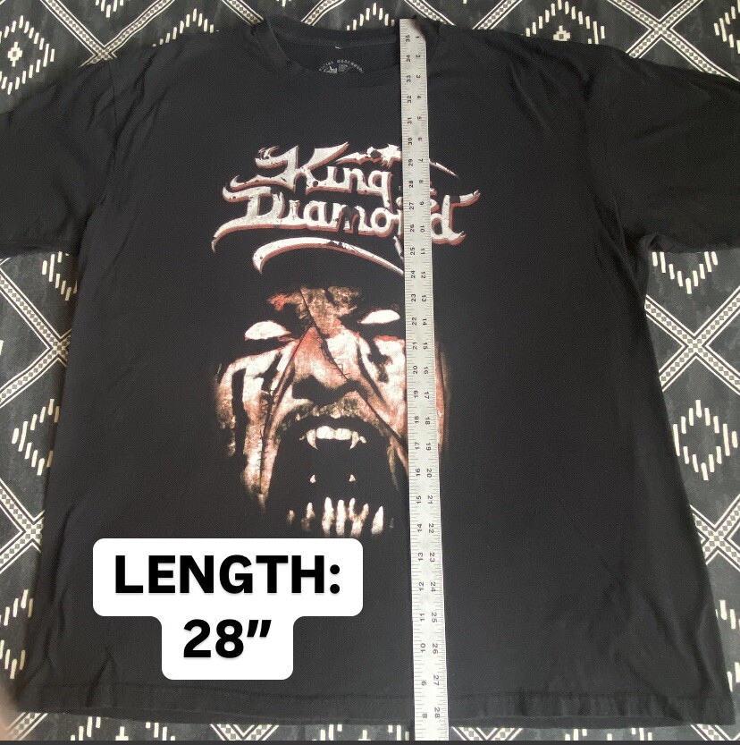 KING DIAMOND The Puppet Master Licensed Black Metal T-Shirt. XL (NV) Preowned