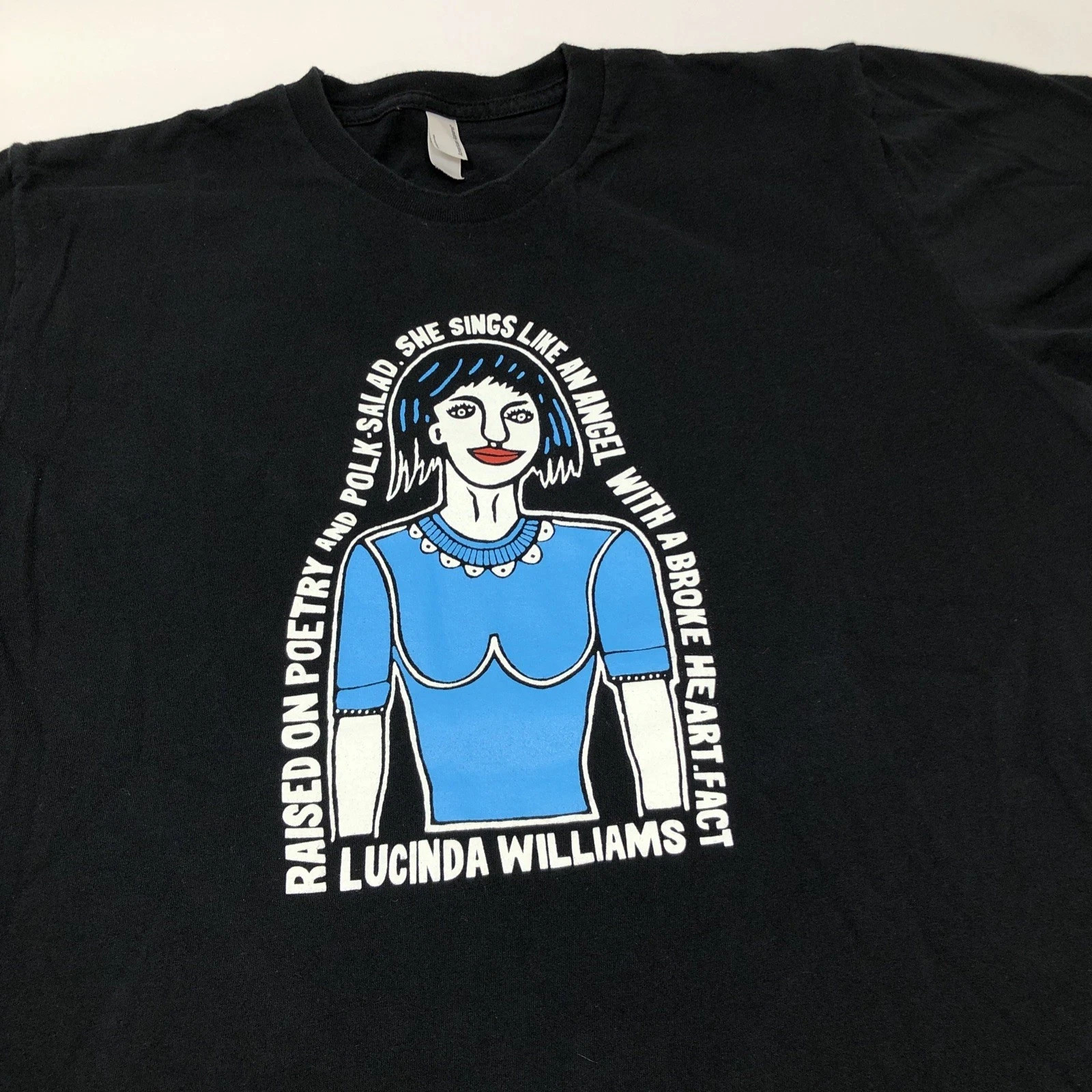 Lucinda Williams 30th Anniversary Tour Black Cotton Shirt Full size S-5XL TH94