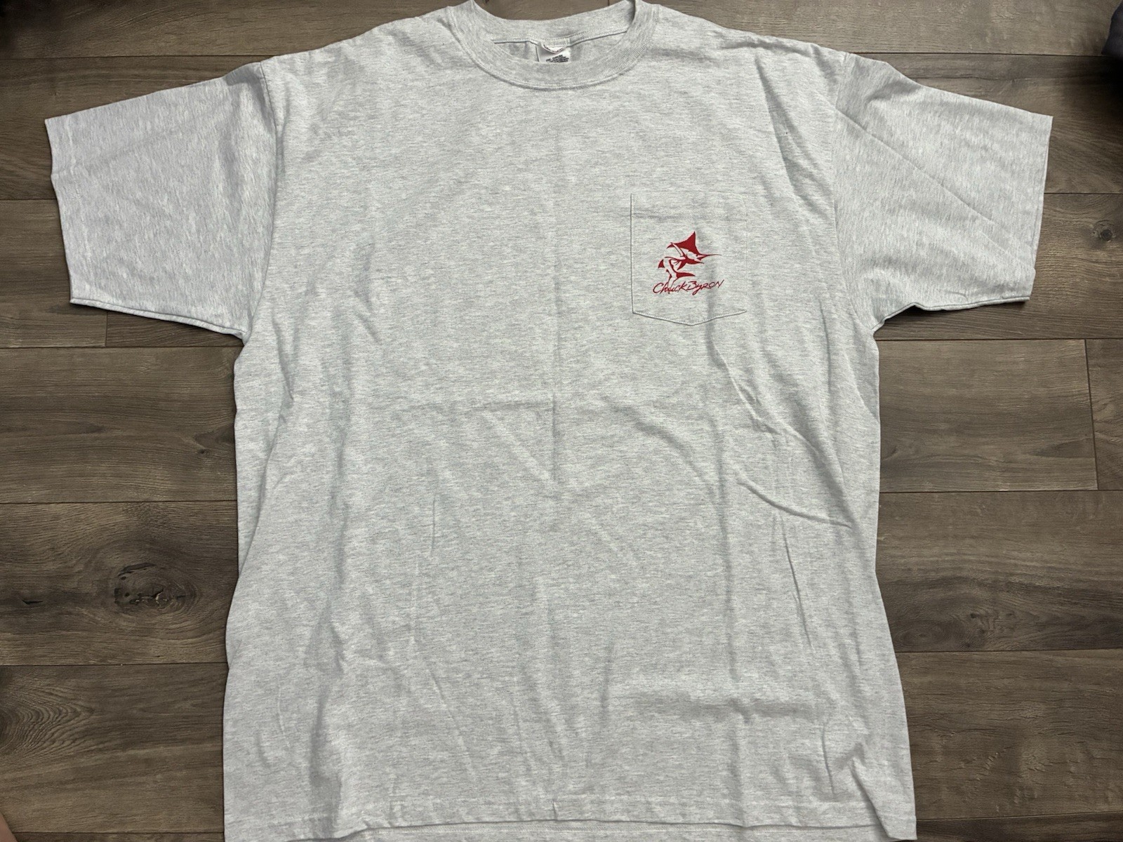 Vintage Chuck Byron T-Shirt Trout Art Fishing 2XL 90s USA Nature Game Over