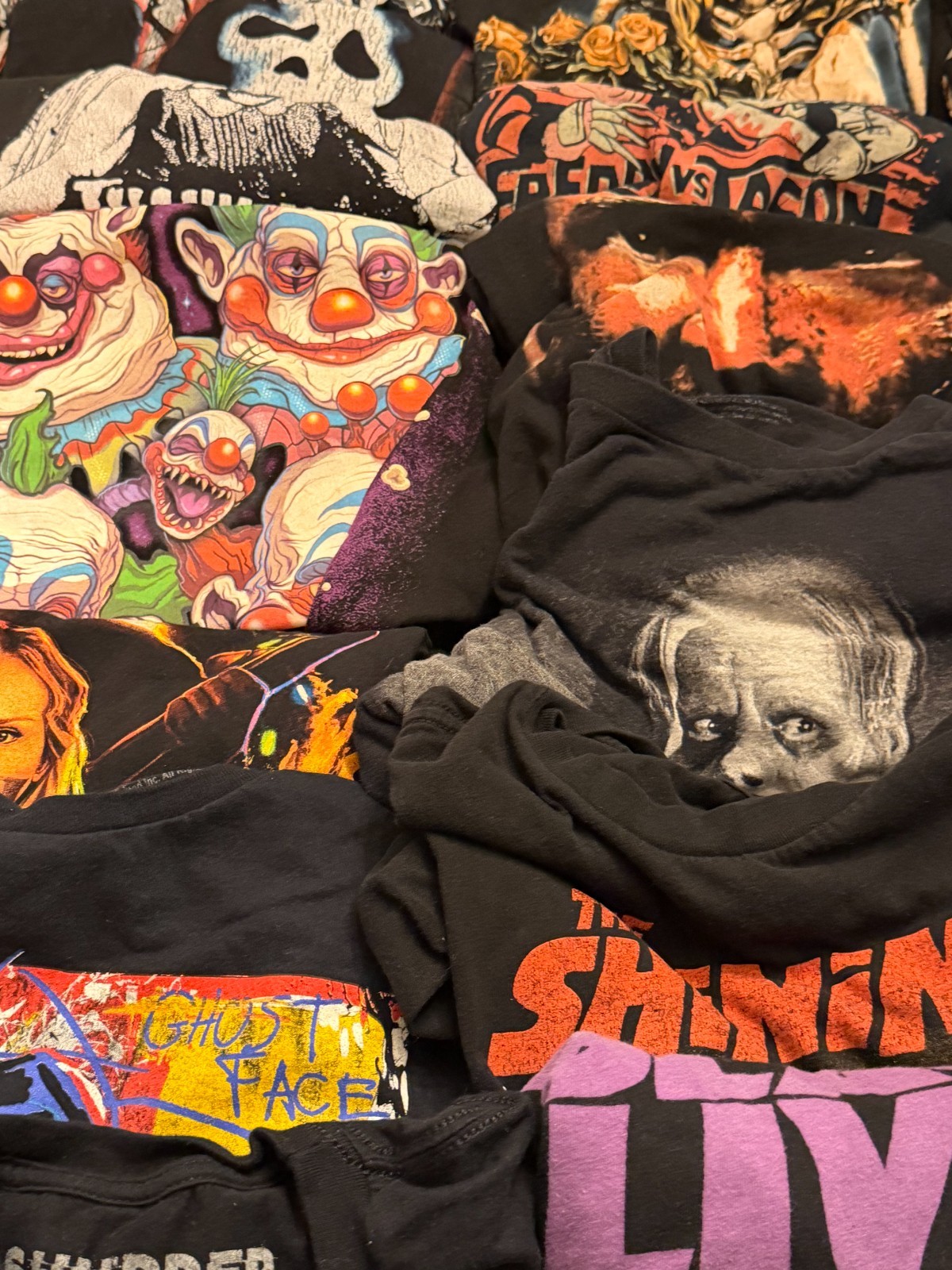 HUGE Horror T Shirt / Hoodie & More Lot Fright Rags Cavity Colors Terror Threads