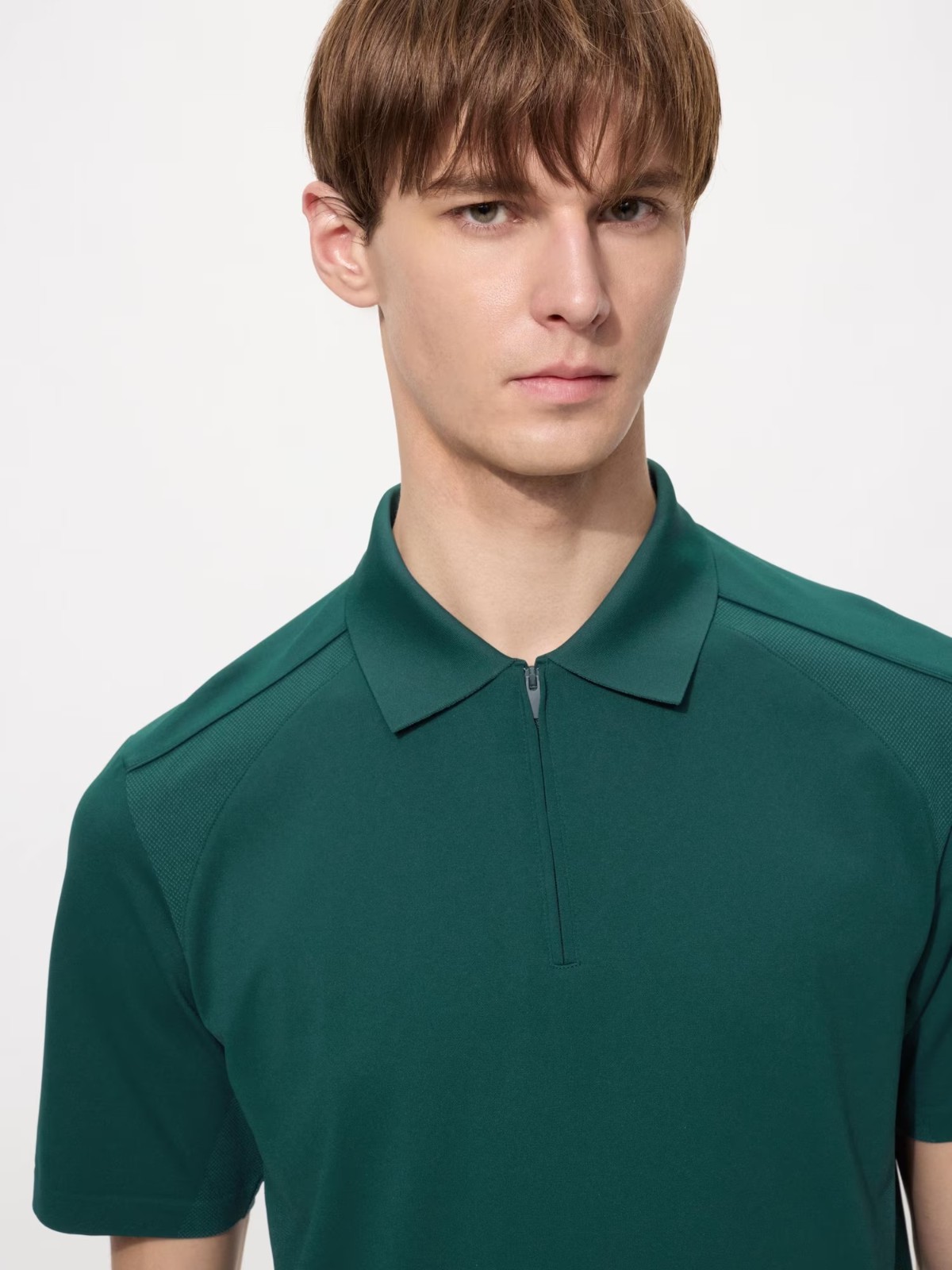 UNIQLO x ROGER FEDERER XS-4XL Dry-EX Half-Zip Polo Shirt Men 3 Colors 482306 NWT