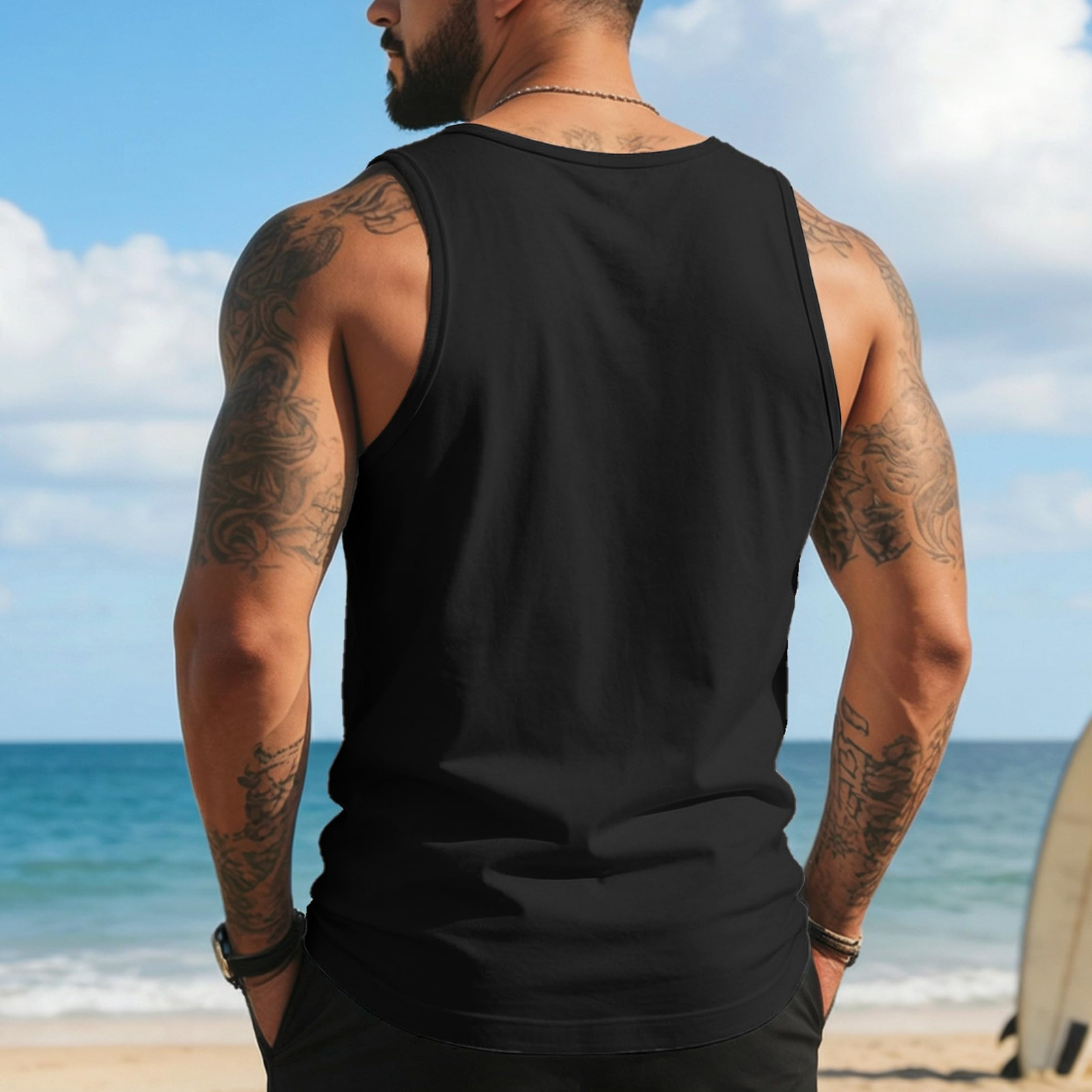 Christian Cross Lion of Judah Religious Faith Jesus Pastor Tank Top