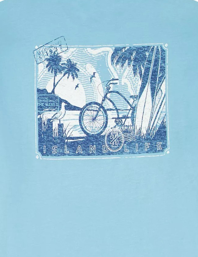 New Men’s 3XLT Big & Tall IZOD Saltwater Relaxed Classics Island Life T-Shirt