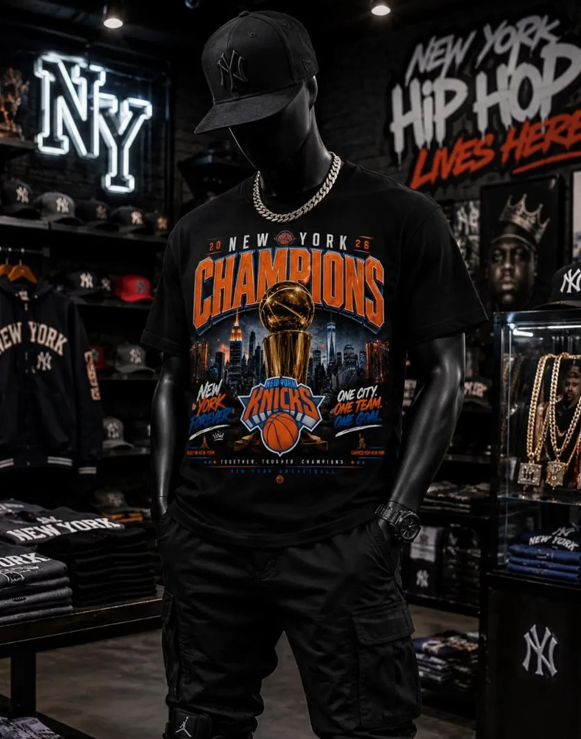 HOT ITEM!!! New York Knick$ Basketball Finals T-Shirt Print Gildan