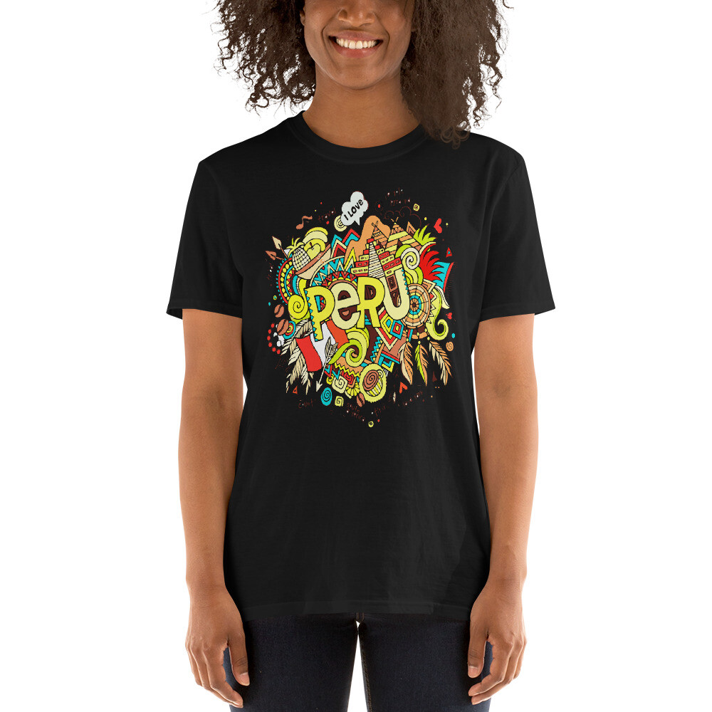 PERU HERMOSO MOSAICO PROUD TO BE PERUVIAN Short-Sleeve Unisex T-Shirt