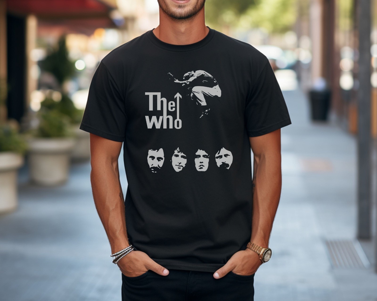 The Who T-Shirt 70s 80s English Rock Band Legend on Comfort Colors 1717 Tee