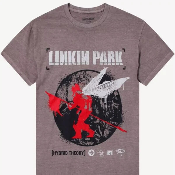 Linkin Park T-Shirt Soldier Hybrid Theory Brown New
