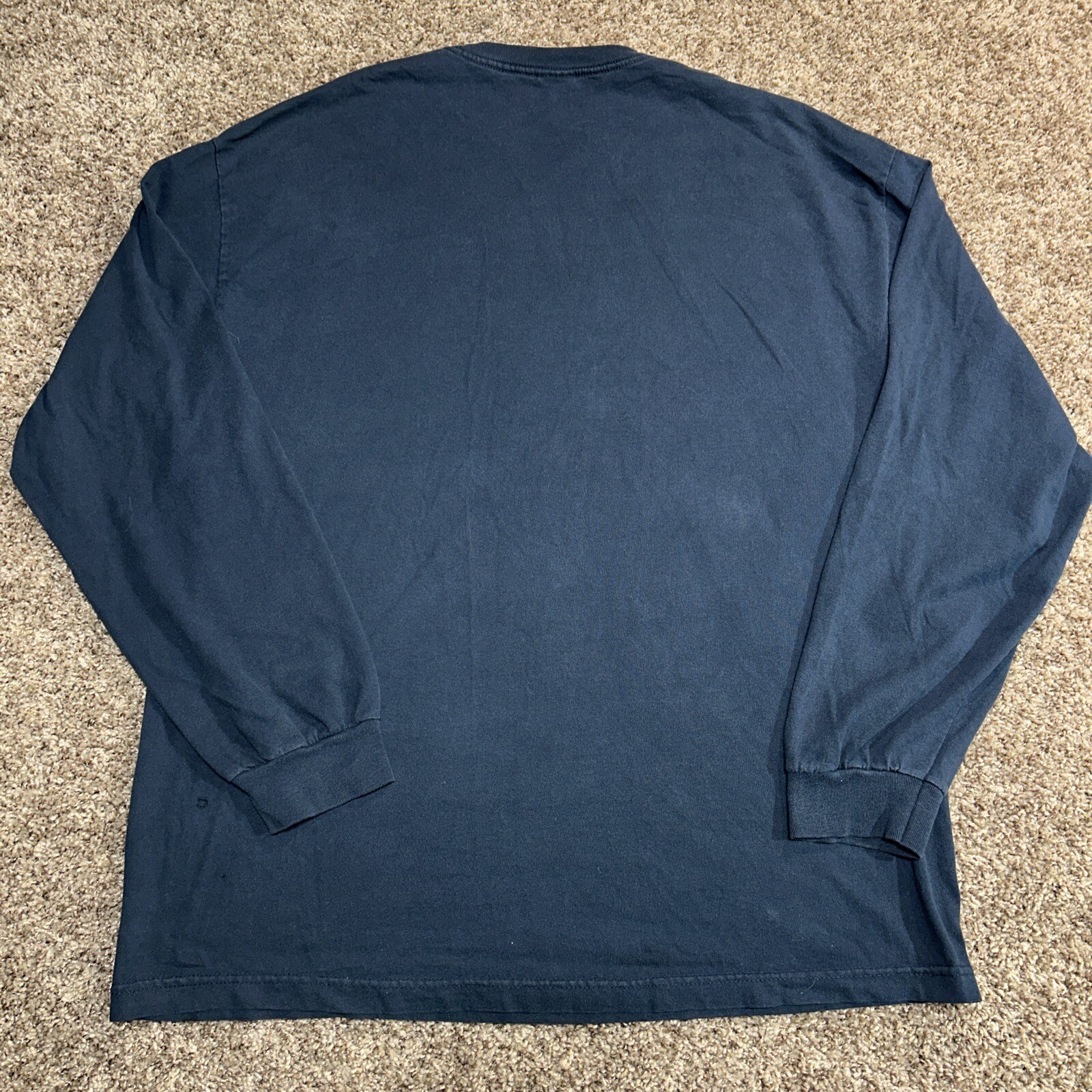 Vintage FBI ‘Female Body Inspector’ T Shirt Mens 2XL Long Sleeve Navy Cotton Y2K