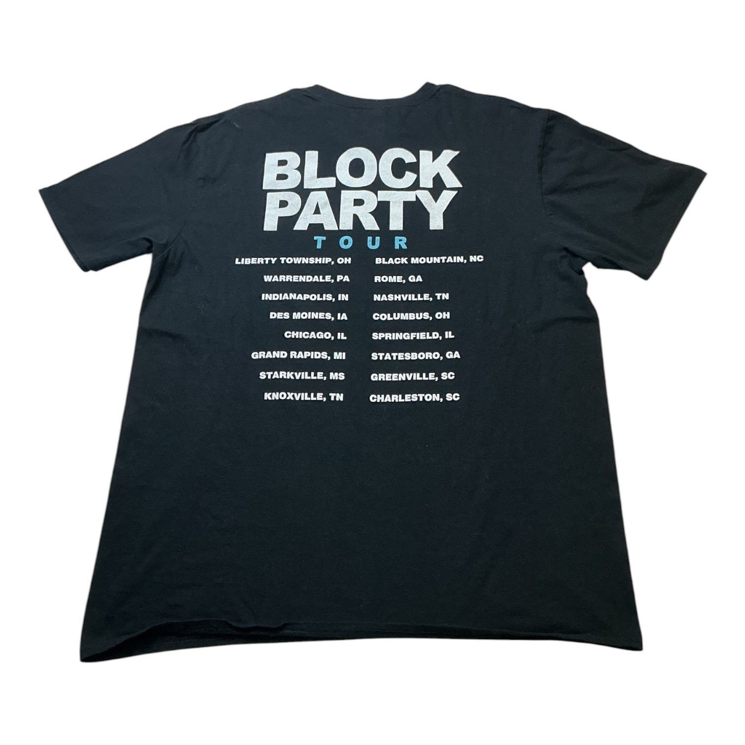 Priscilla Block Welcome to the Block Party Tour T-Shirt Black Mens XL