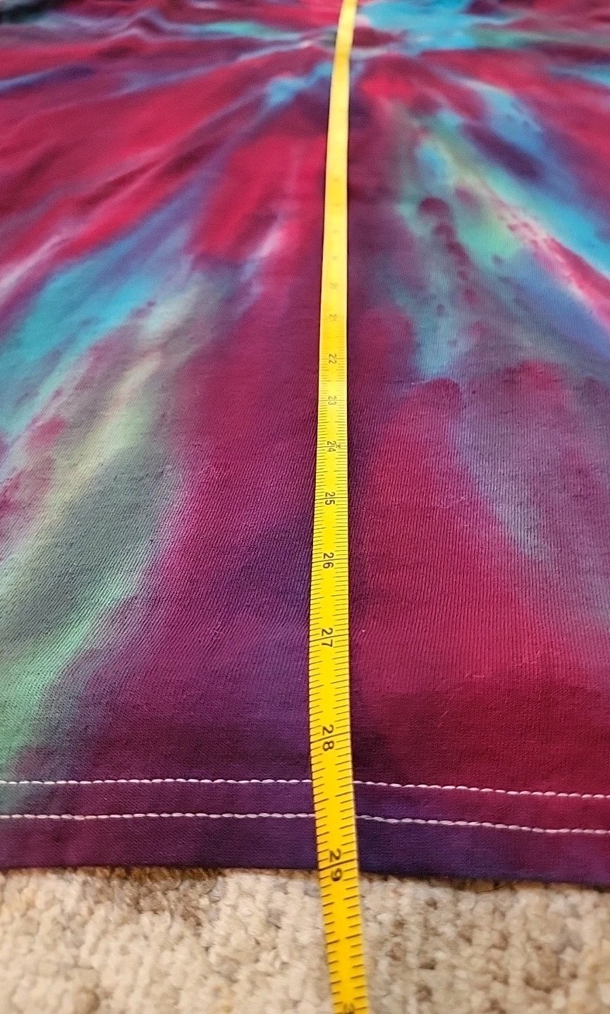 Hand Tie Dyed T Shirt Men’s XL 100% Cotton Pre Washed ShortSleeve Gift #3