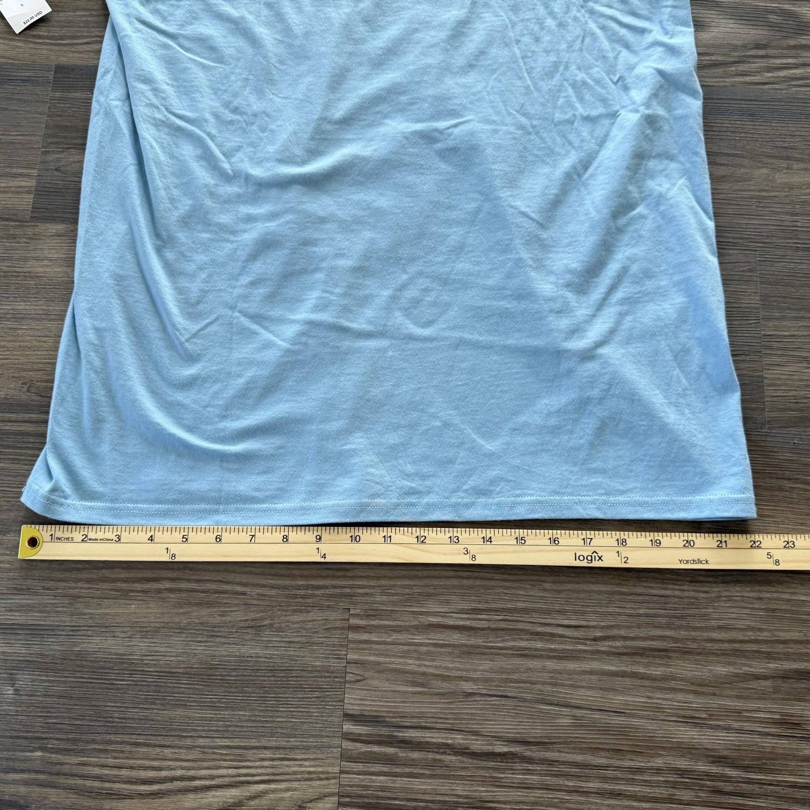 Quiksilver NWT Graphic Logo Spellout Light Blue Short Sleeve T Shirt Men’s L