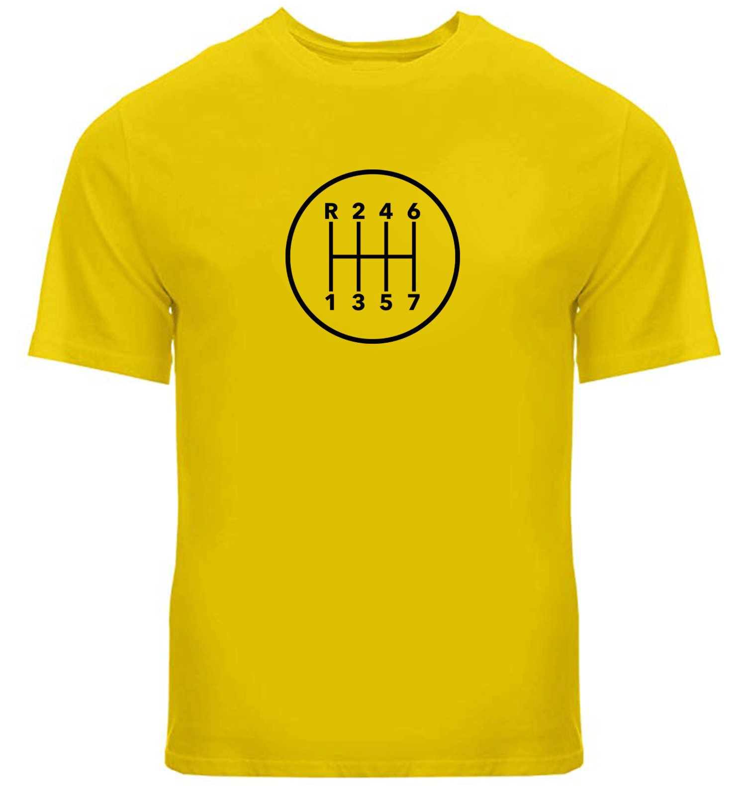 Manual Transmission Gears Shift Pattern 7 Speed Stick Shirts Manual Gear T-Shirt