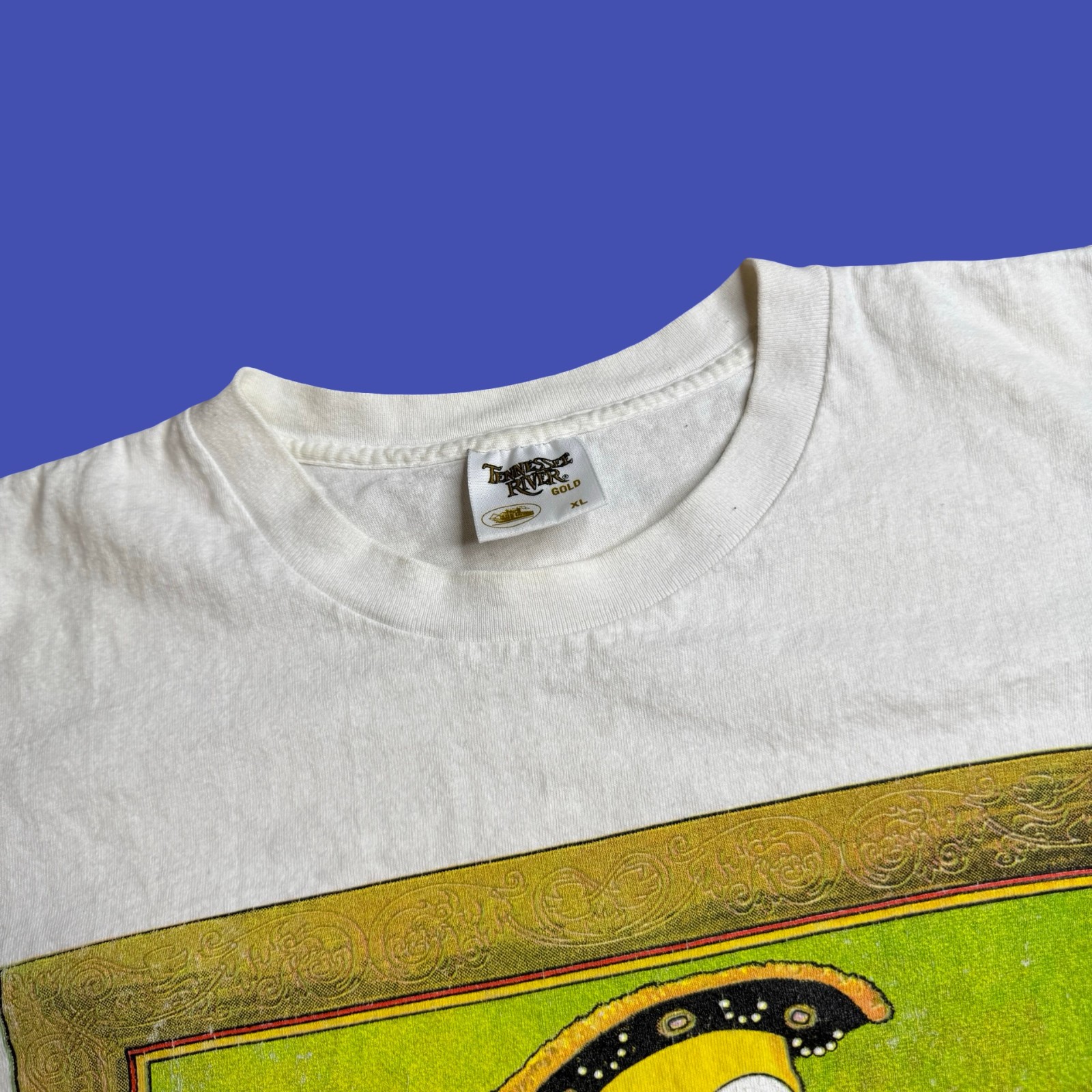 1995 The Simpsons Homer The VIII King T Shirt White 2 Sided Cartoon Vintage