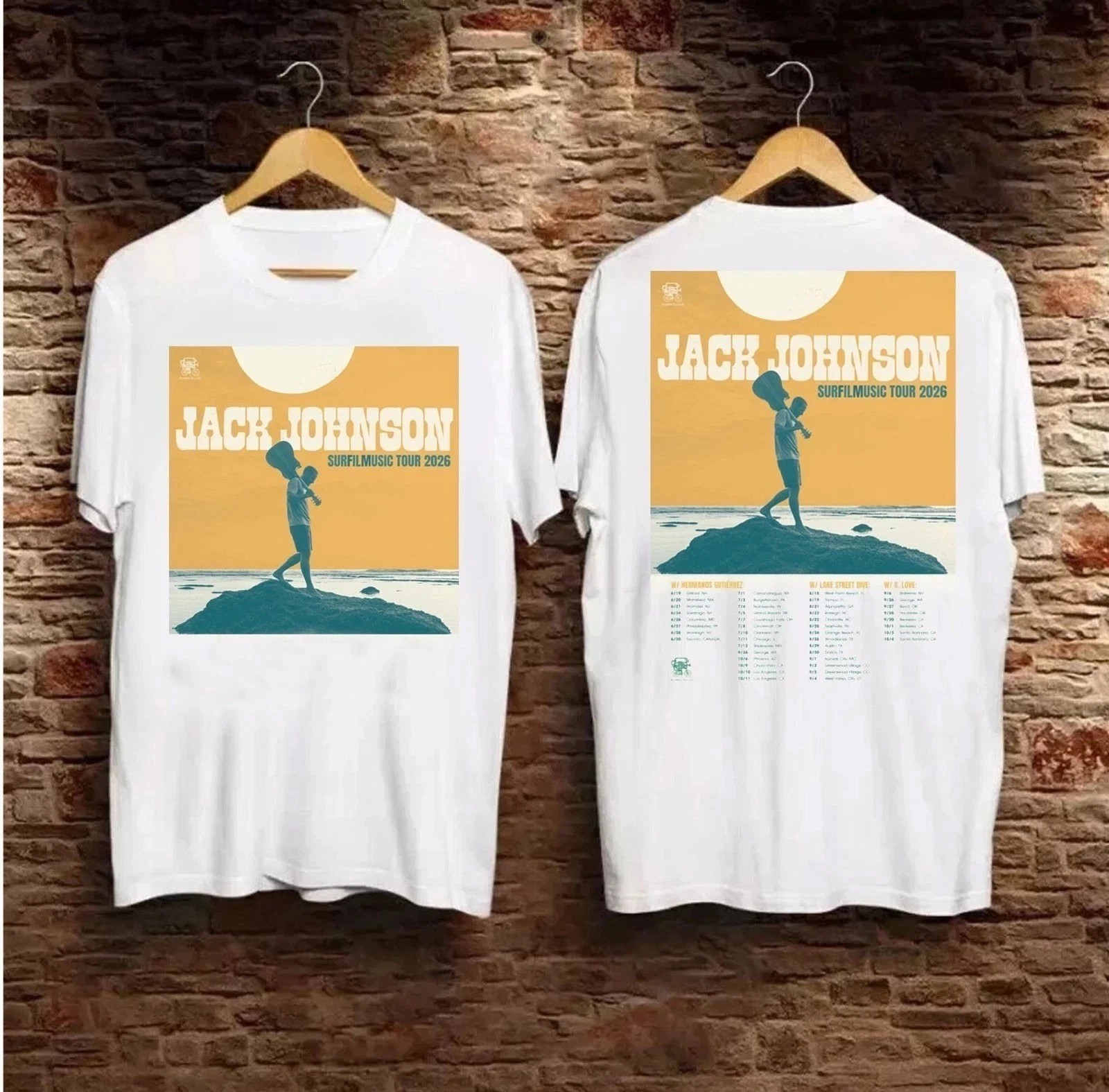 JACK JOHNSON’s SURFILMUSIC SUMMER 2026 TOUR T-Shirt