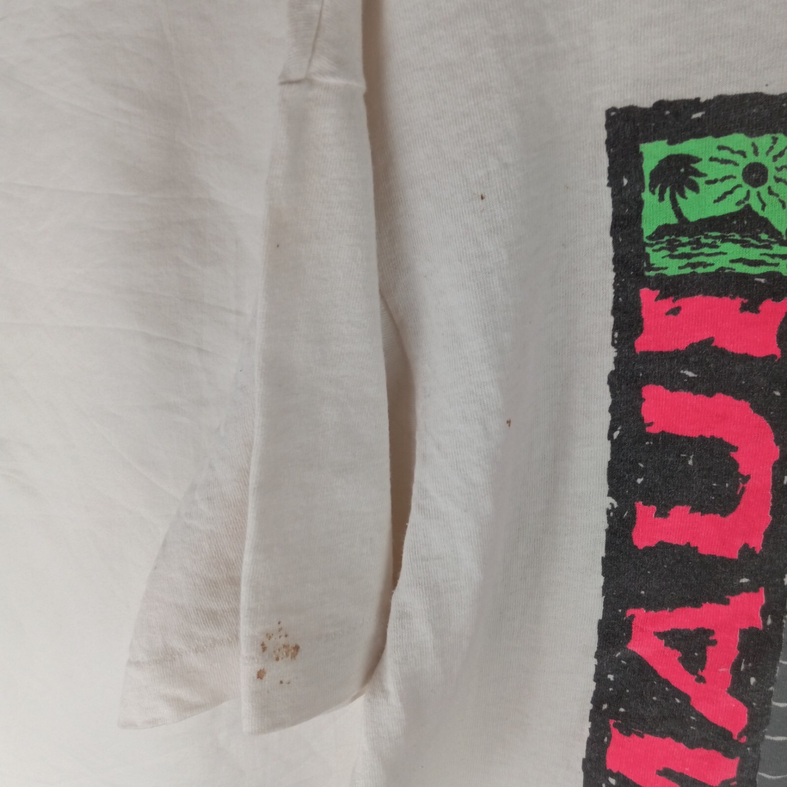 Vintage 90s Maui Beach Volleyball Tournament Double Sided Hawaii Mens Shirt Sz L