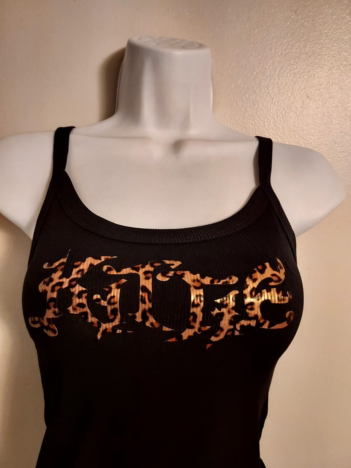 Kittie band Tank top Leapord kittie shirt kittie cropped Top Tank kittie Xs_2x