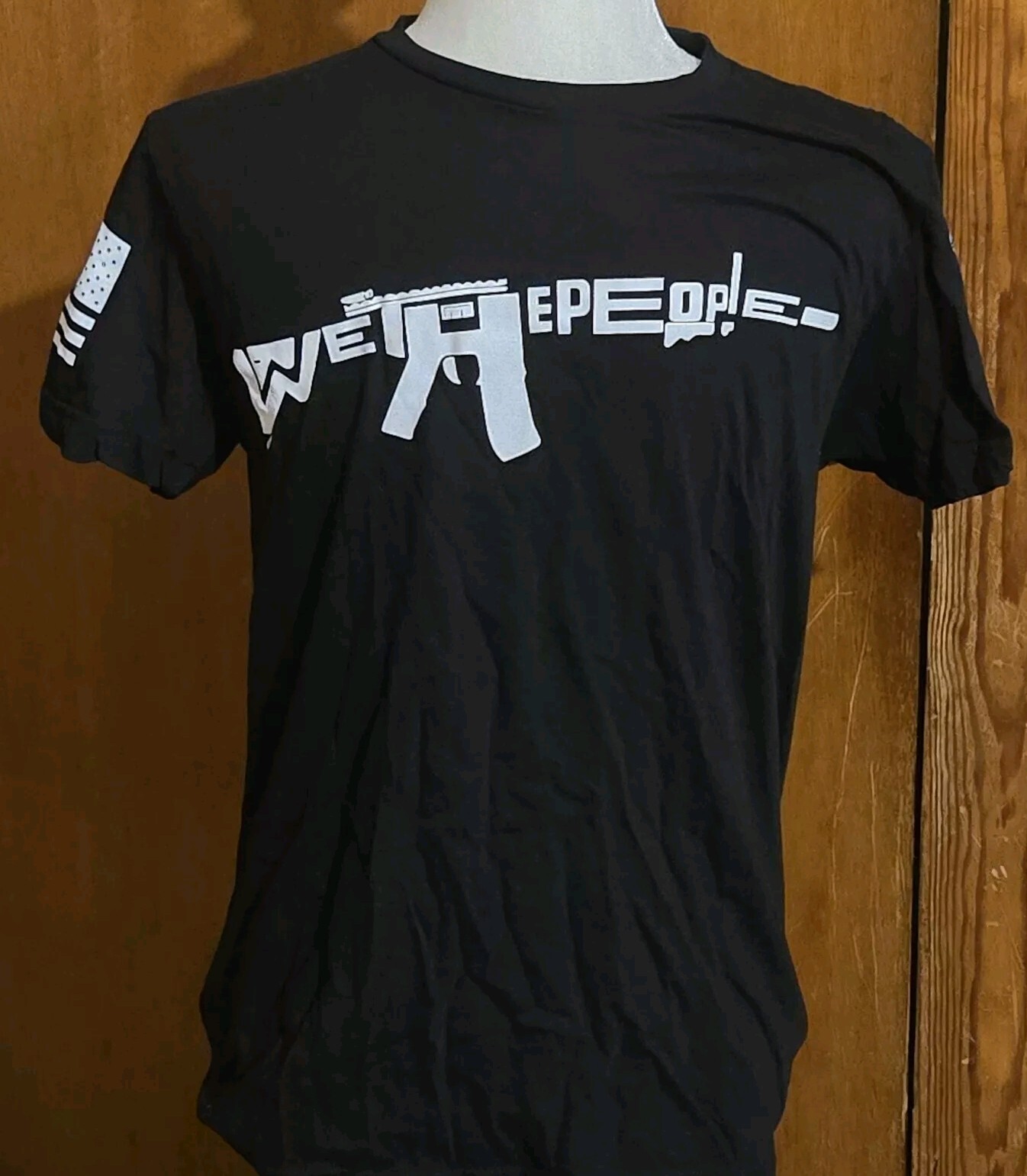 We the People Holsters T Shirt M-16 Rifle Graphic Men SMALL Black Tactical Shirt
