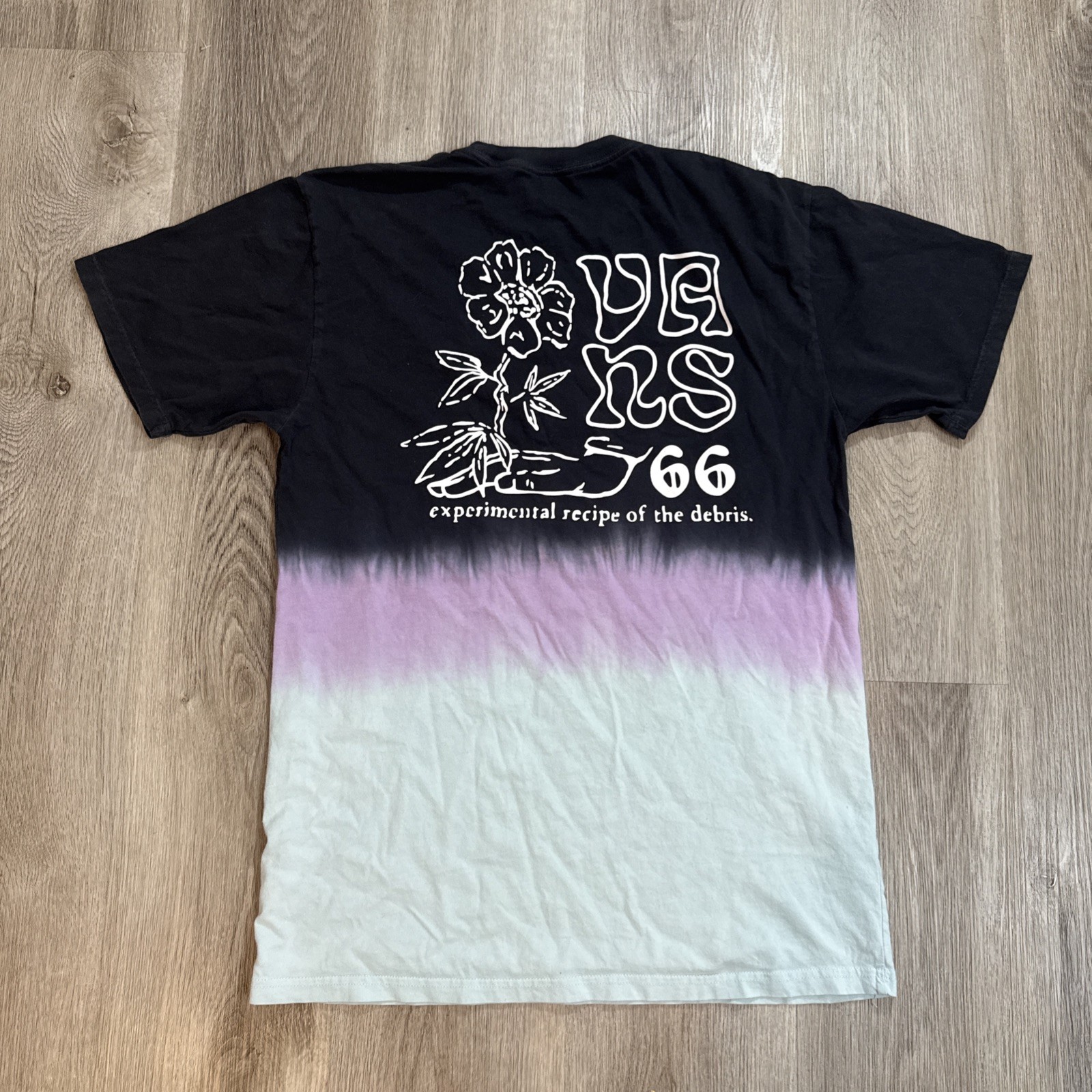 VANS Official Experimental Recipe Of The Debris 66 Tri-Color T-Shirt Size M
