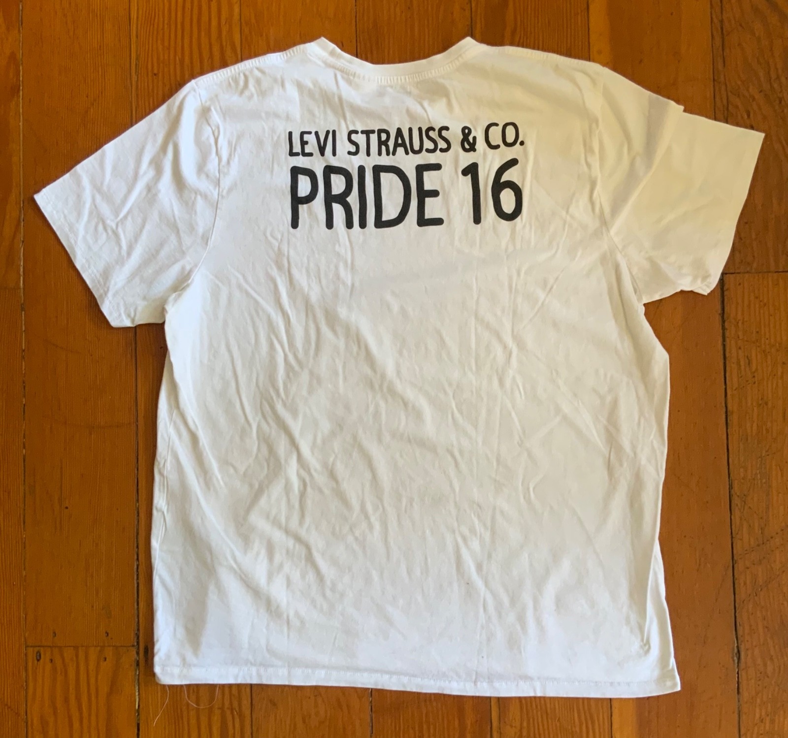 Levi’s Pride Harvey Milk LGTBQ T-Shirt XXL 2016 San Francisco Gay Interest