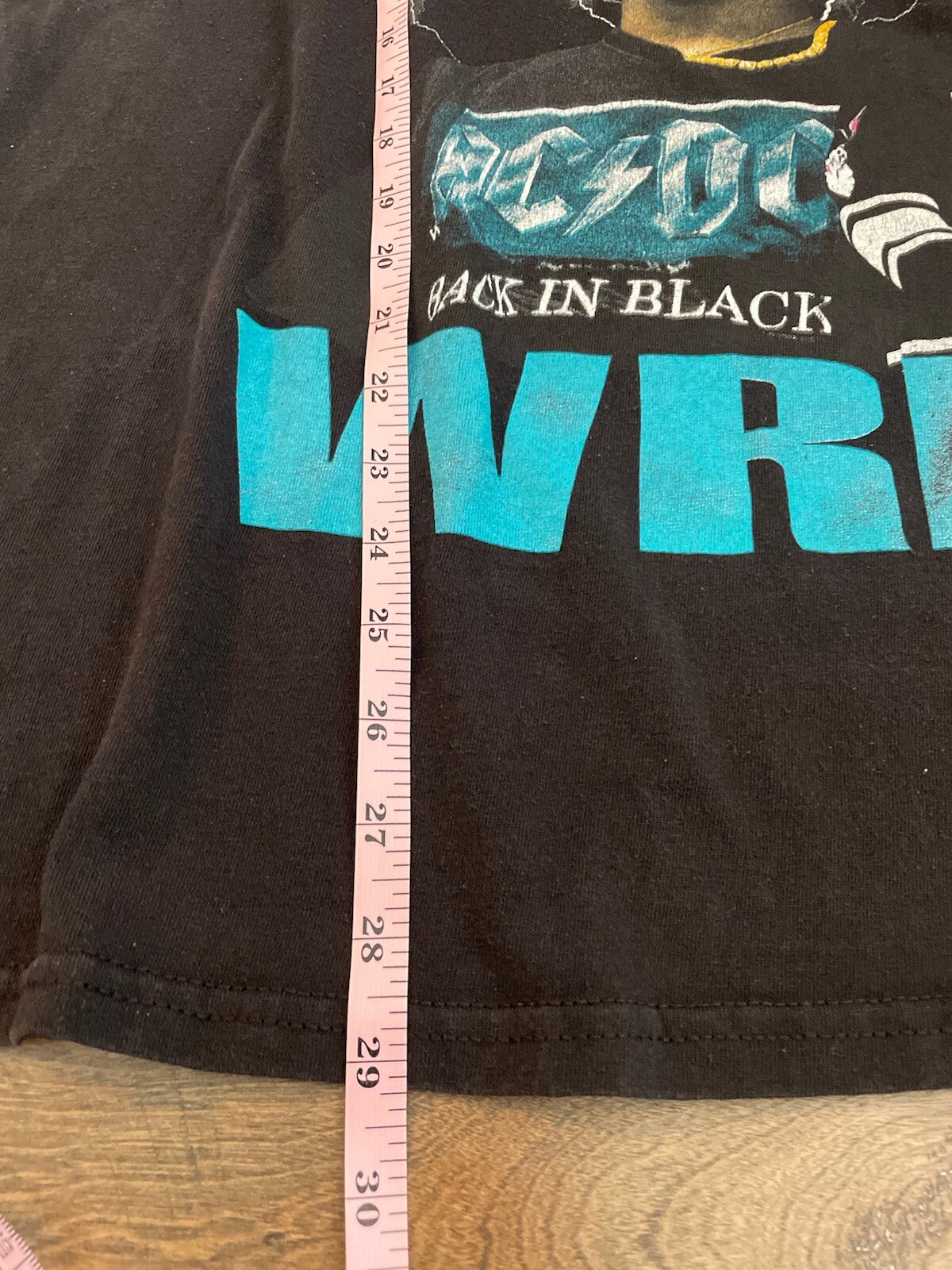 Juice Wrld Shirt Back in Black Crewneck Graphic AC/DC No Tags. XL Chest 47