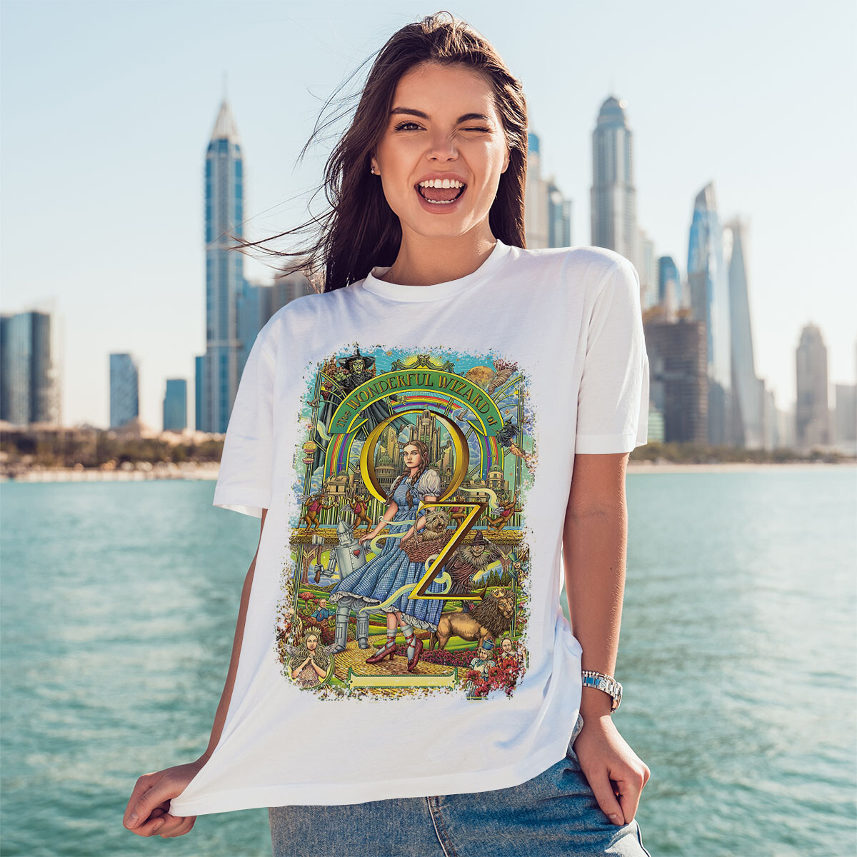 The Wizard of Oz (1939) Movie Poster Inspired T-Shirt Retro 30s Tee Unisex