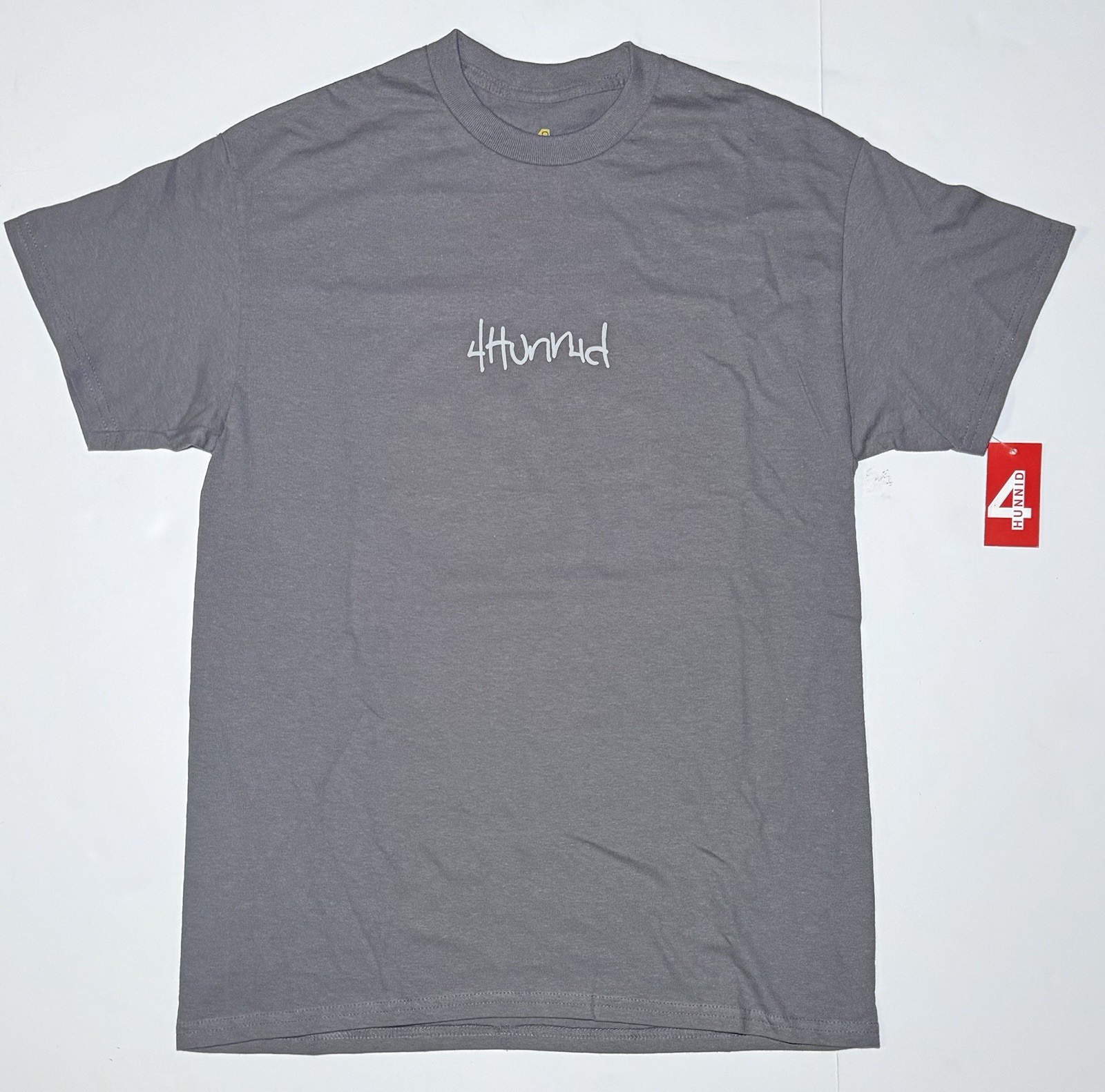 YG 4 Hunnid Men’s Graphic T-Shirt – Gray Medium NWT