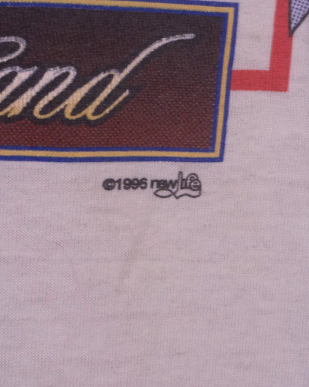 vintage 90s single stitch America Keep Holding God’s Hand T-Shirt Xian Jesus XL
