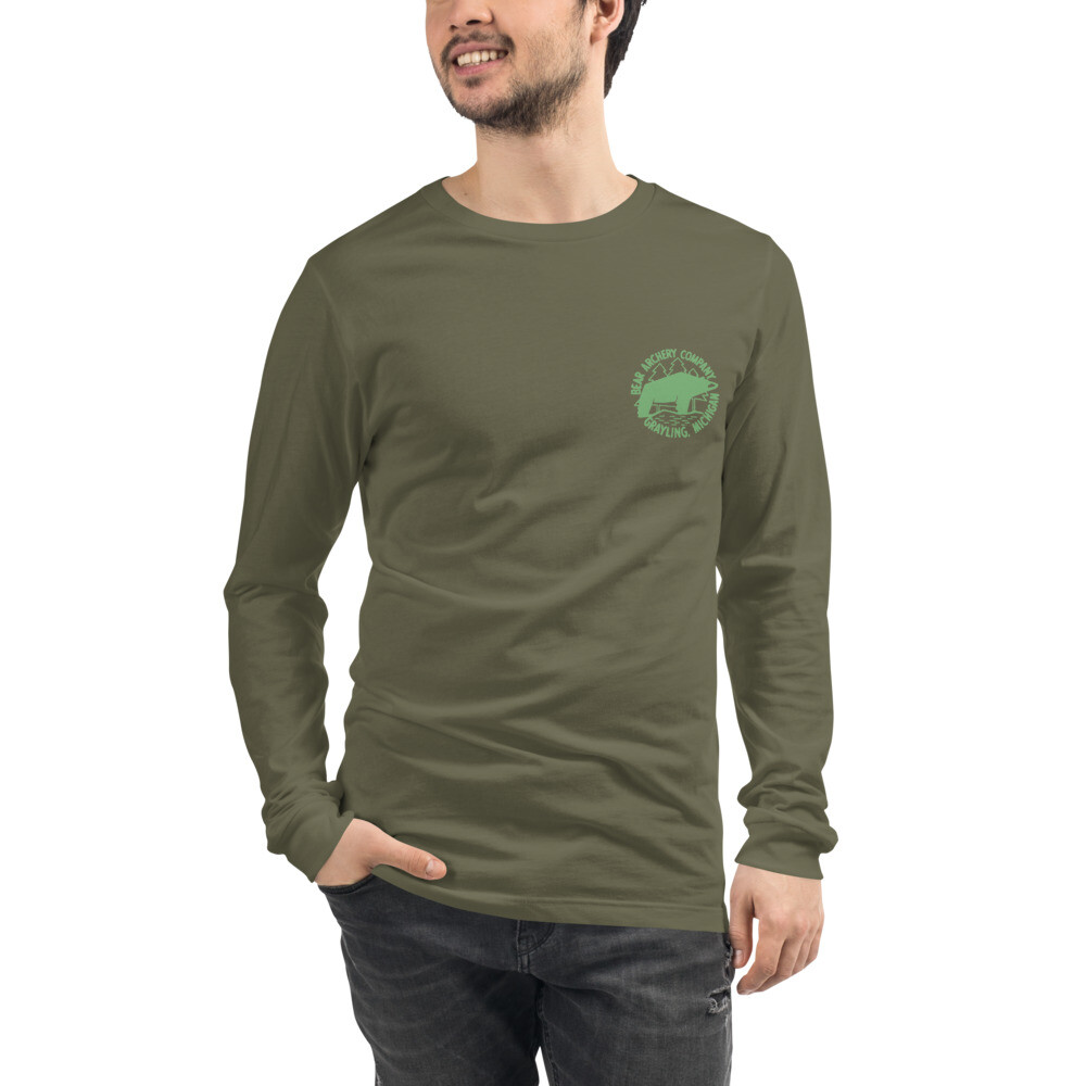 Long Sleeve Vintage Bear Archery Traditional Recurve Bow Hunting Grayling