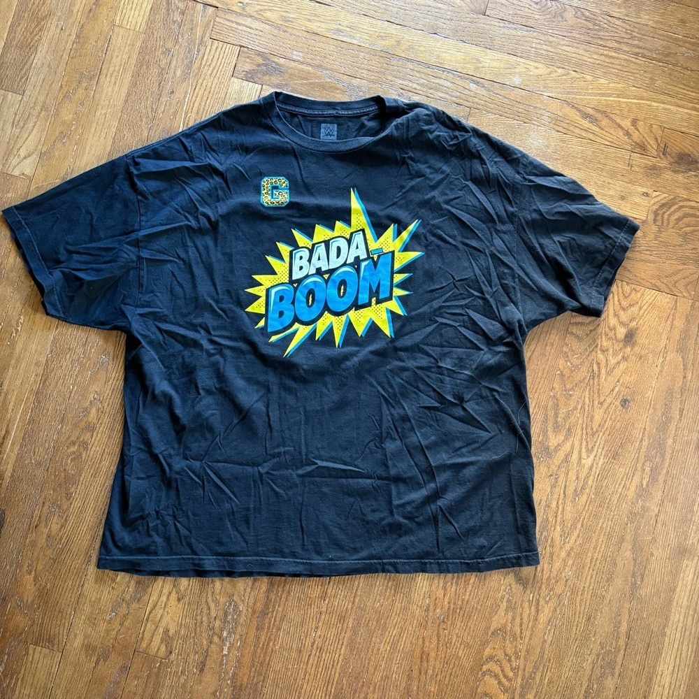 WWE Enzo Amore Bada Boom T-Shirt Men’s 4XL Black Authentic Wrestling Tee 2016