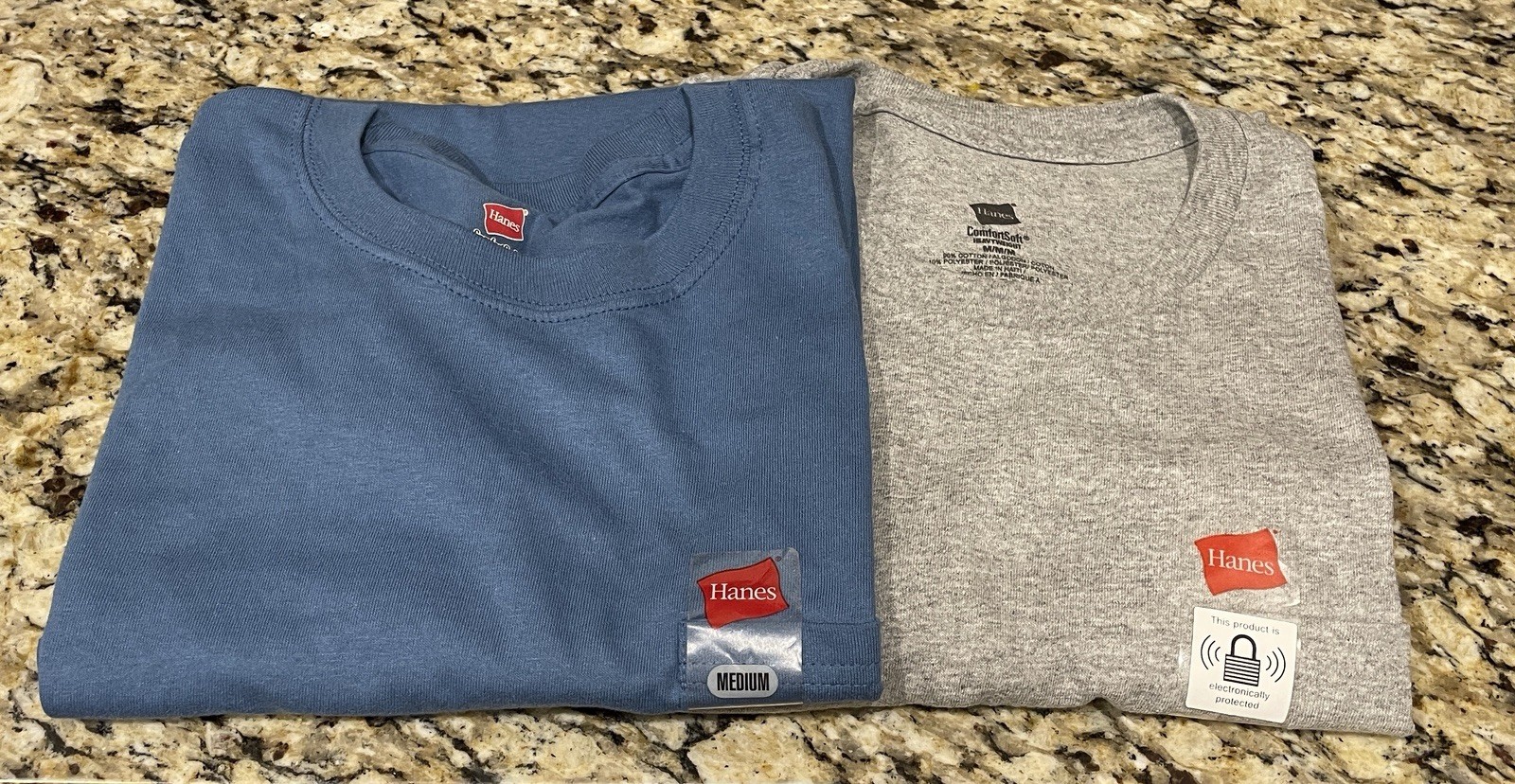 Hanes Men’s T-shirt single, 2 pack or 3 pack various colors available, new