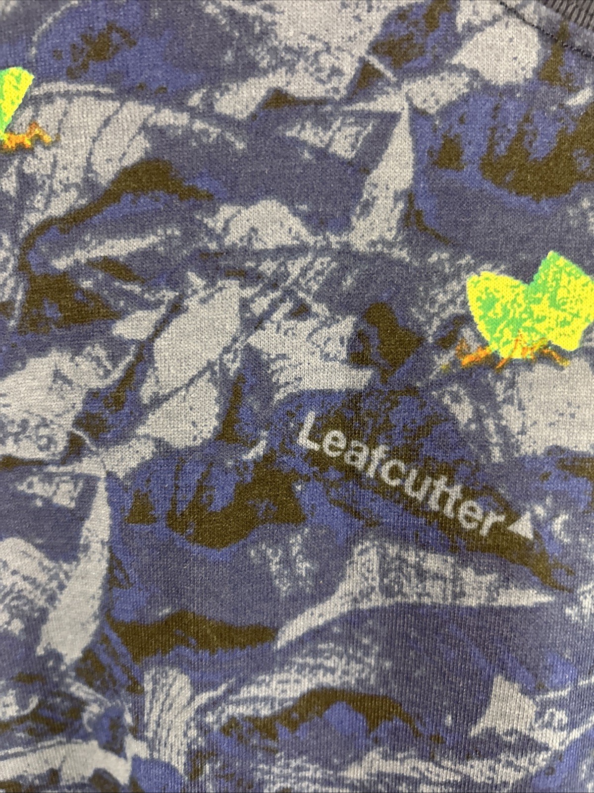 Nike ACG Shirt Mens Large Blue Dri-FIT Leafcutter Graphic Loose Fit HJ0794-410