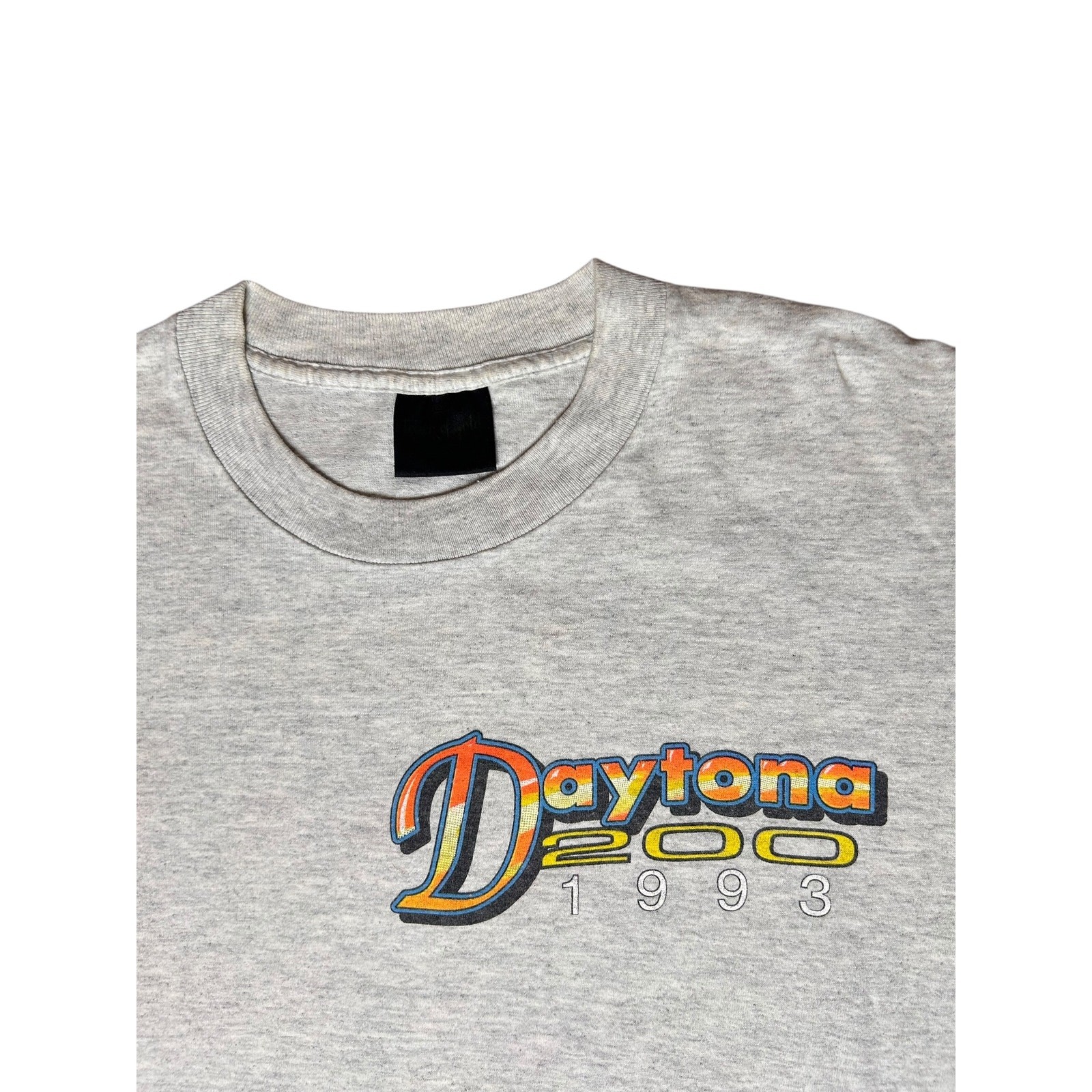 Vintage 90s Daytona 200 Speedway Motorcycle Biker T-Shirt Size L