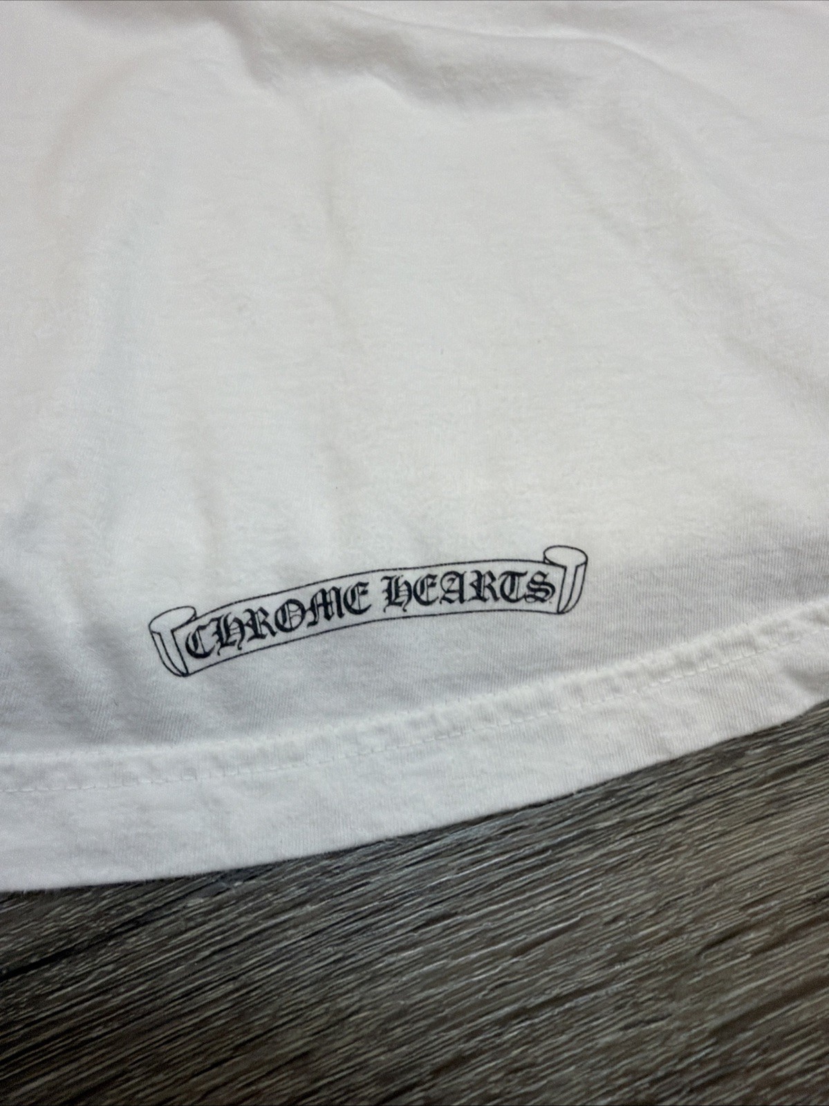 Chrome Hearts White ‘Welcome To Fabulous Las Vegas’ T-Shirt Size Medium