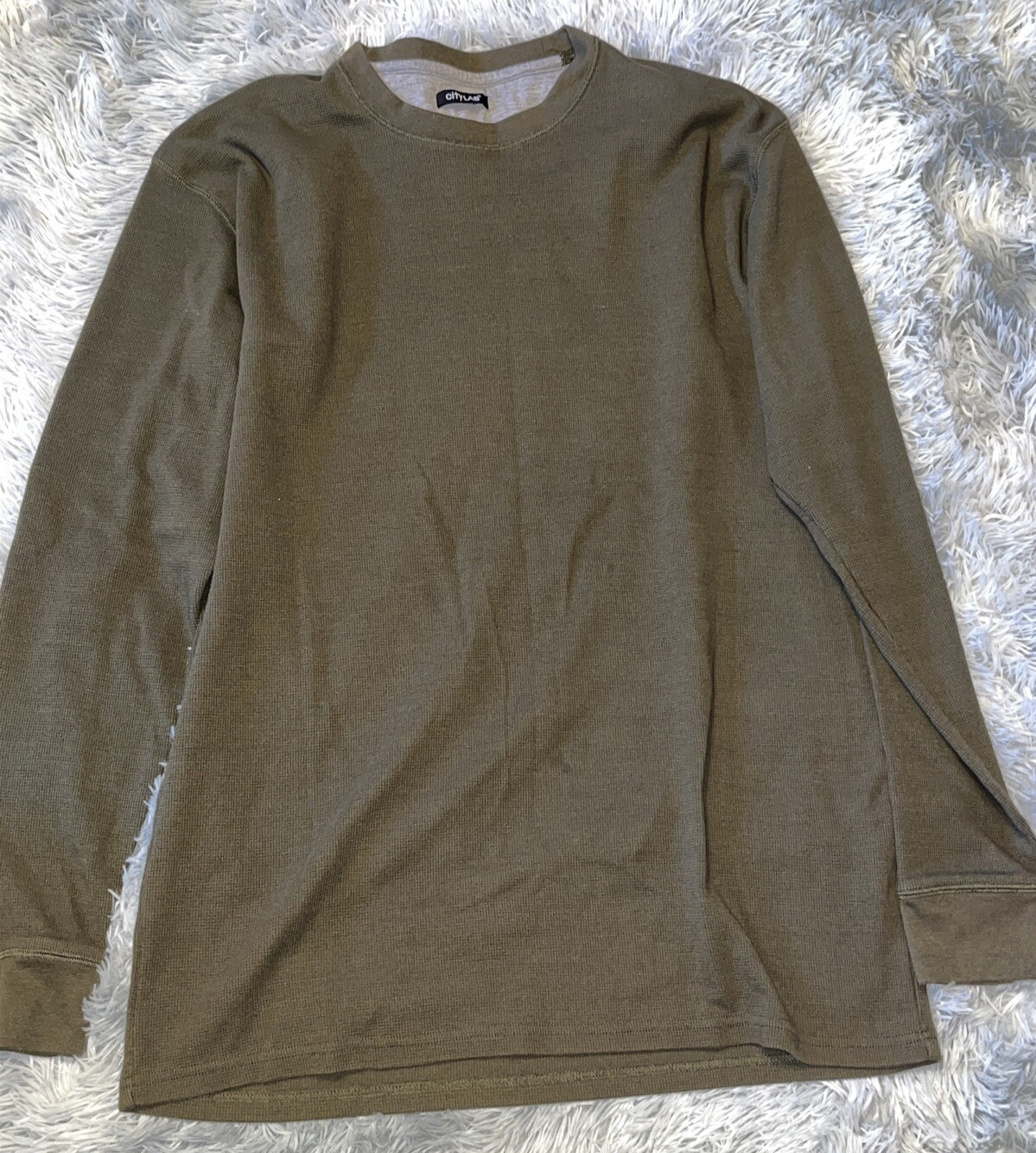 City Lab Men’s Long Sleeve Shirt Green Size 3XL