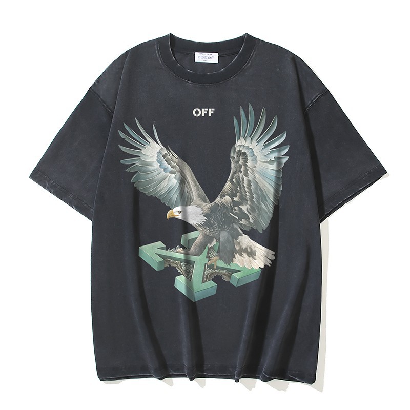 Off White T-Shirt Black / White S-M-L-XL