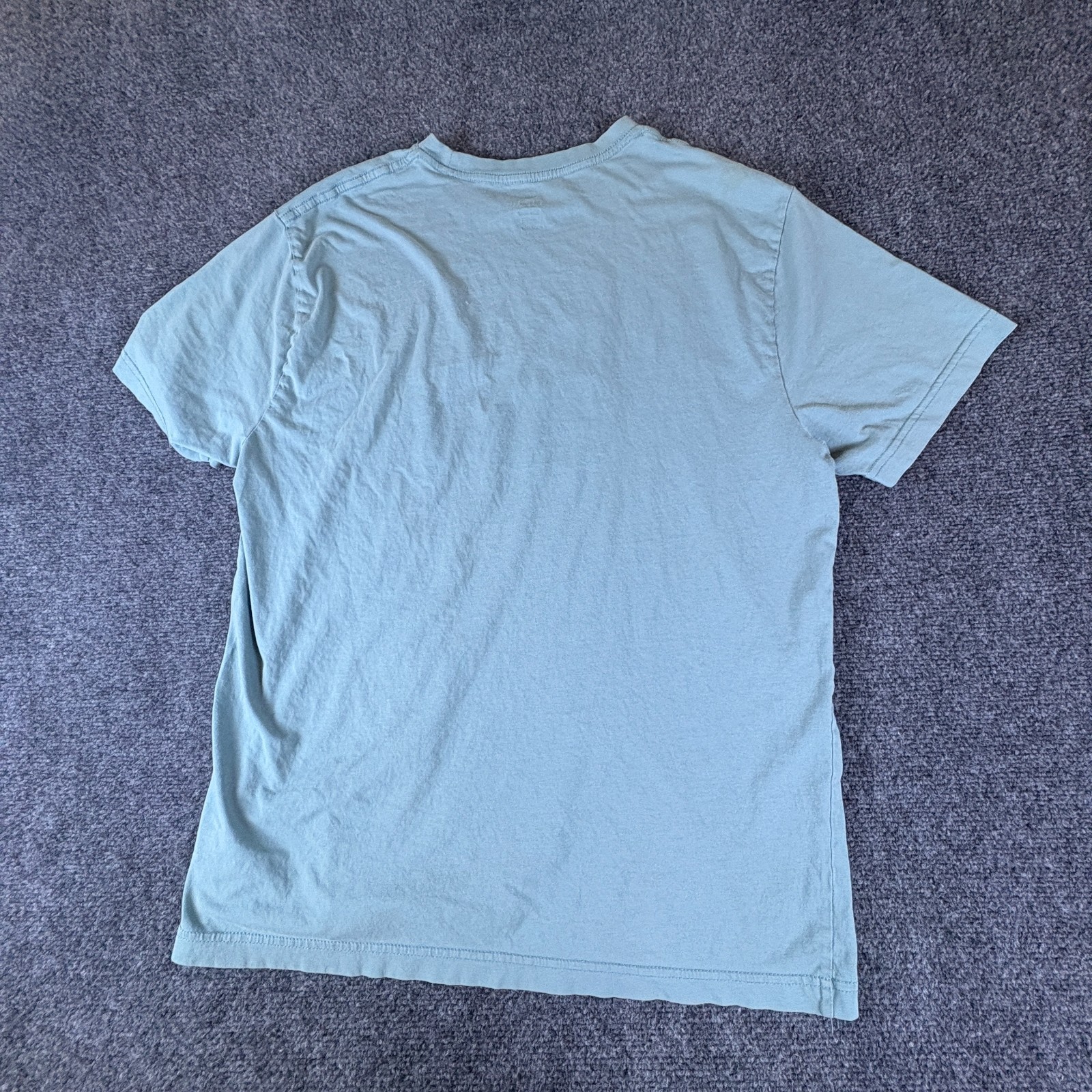 Hurley T Shirt Mens Large Sky Blue Cotton Short Sleeve Graphic Print Crewneck
