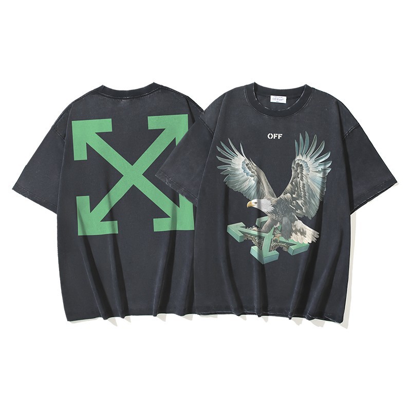 Off White T-Shirt Black / White S-M-L-XL