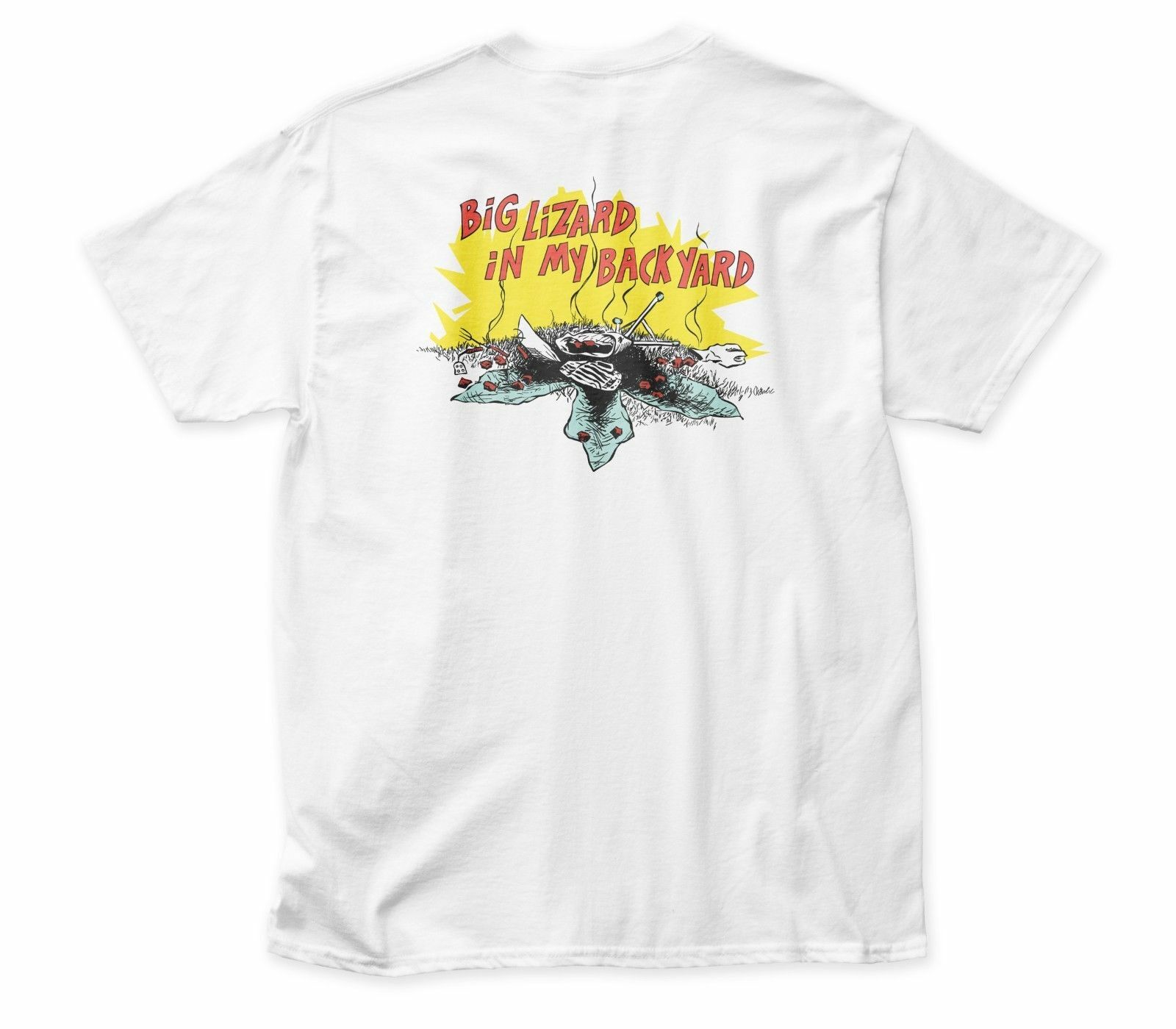 DEAD MILKMEN Big Lizard T SHIRT S-M-L-XL-2XL New Official Impact Merchandising