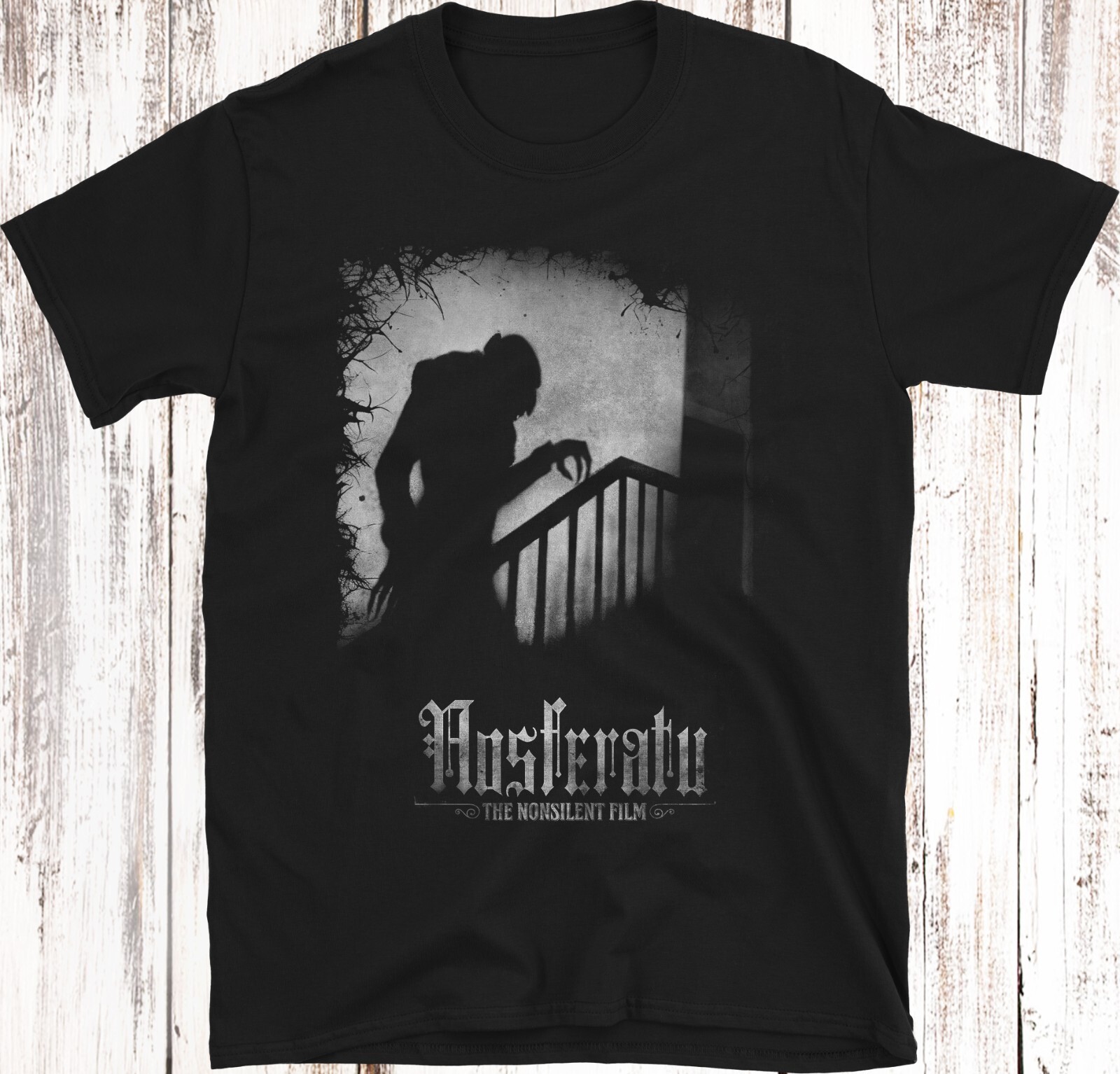 Nosferatu 1922 Horror T-Shirt Vampire Nonsilent Film