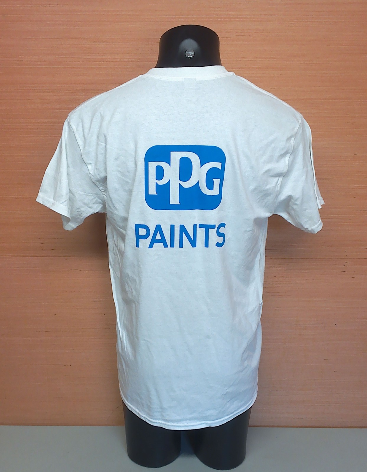Pittsburgh Paints PPG Paints White Short Sleeve Cotton T-Shirt Adult Size Large