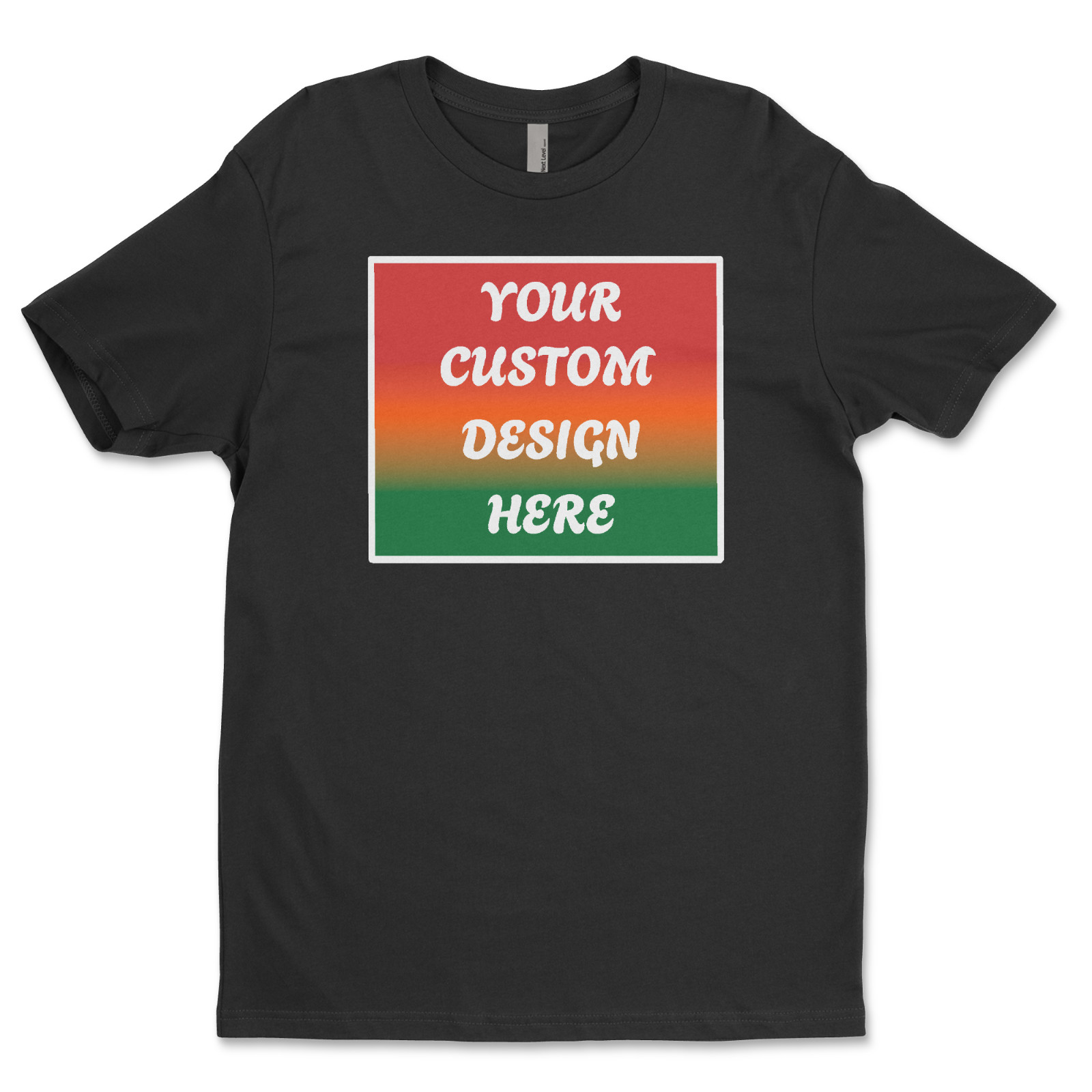 Personalized Custom T-ShirtCustomized w/Photo, Text, Logo DTF on nextlevel shirt