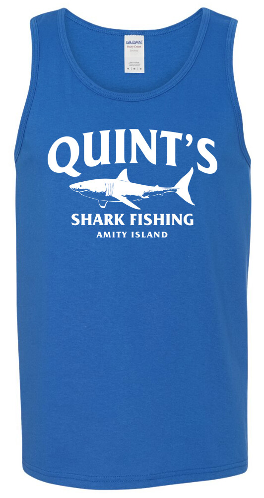 QUINT’S Shark Fishing TANK TOP T-shirt – Jaws Amity Shark Week