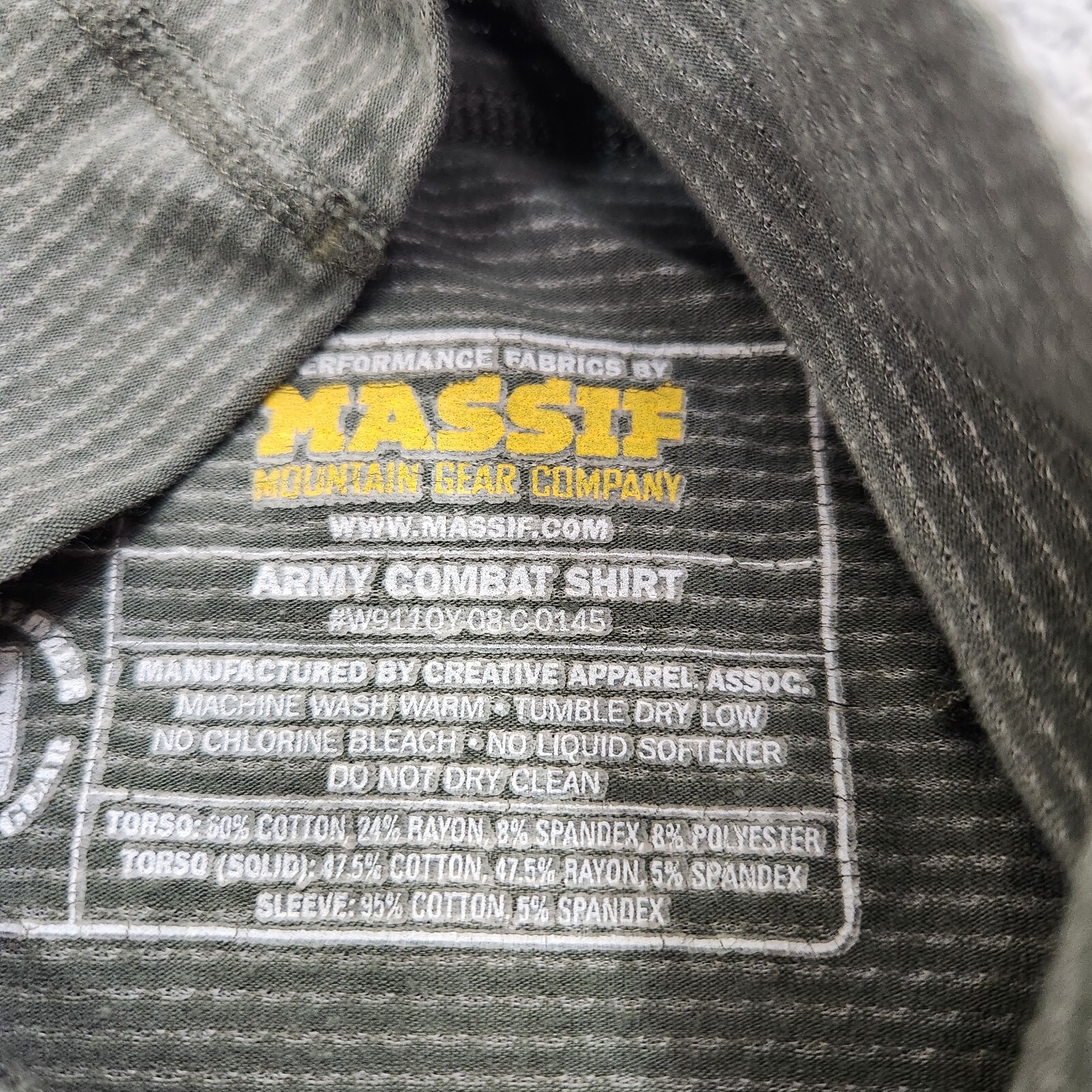 Massif Shirt Mens XS Performance Team Soldier Tactical Camo Gear Army Combat