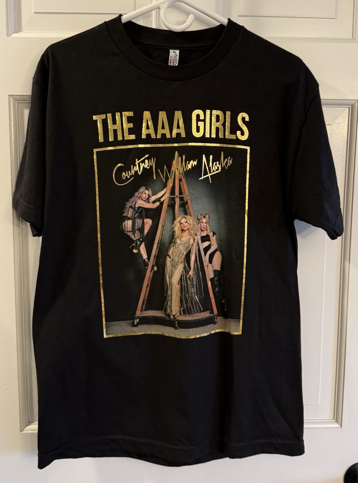 The AAA Girls Access All Areas Tour T Shirt Mens M Black Courtney Willam Alaska