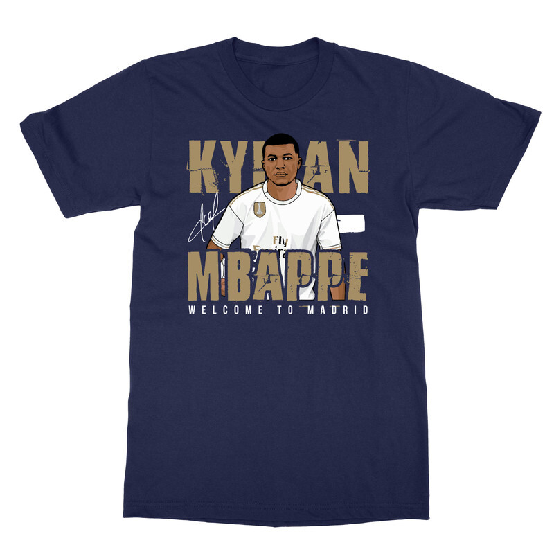 Kylian Inspired – Welcome To Madrid Soccer Star Mbappe Unisex T-Shirt