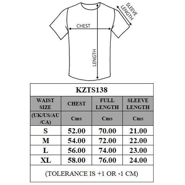 Kruze Mens T shirts Short Sleeve T-shirt Top Cotton Plain Crew Neck shirt Lot