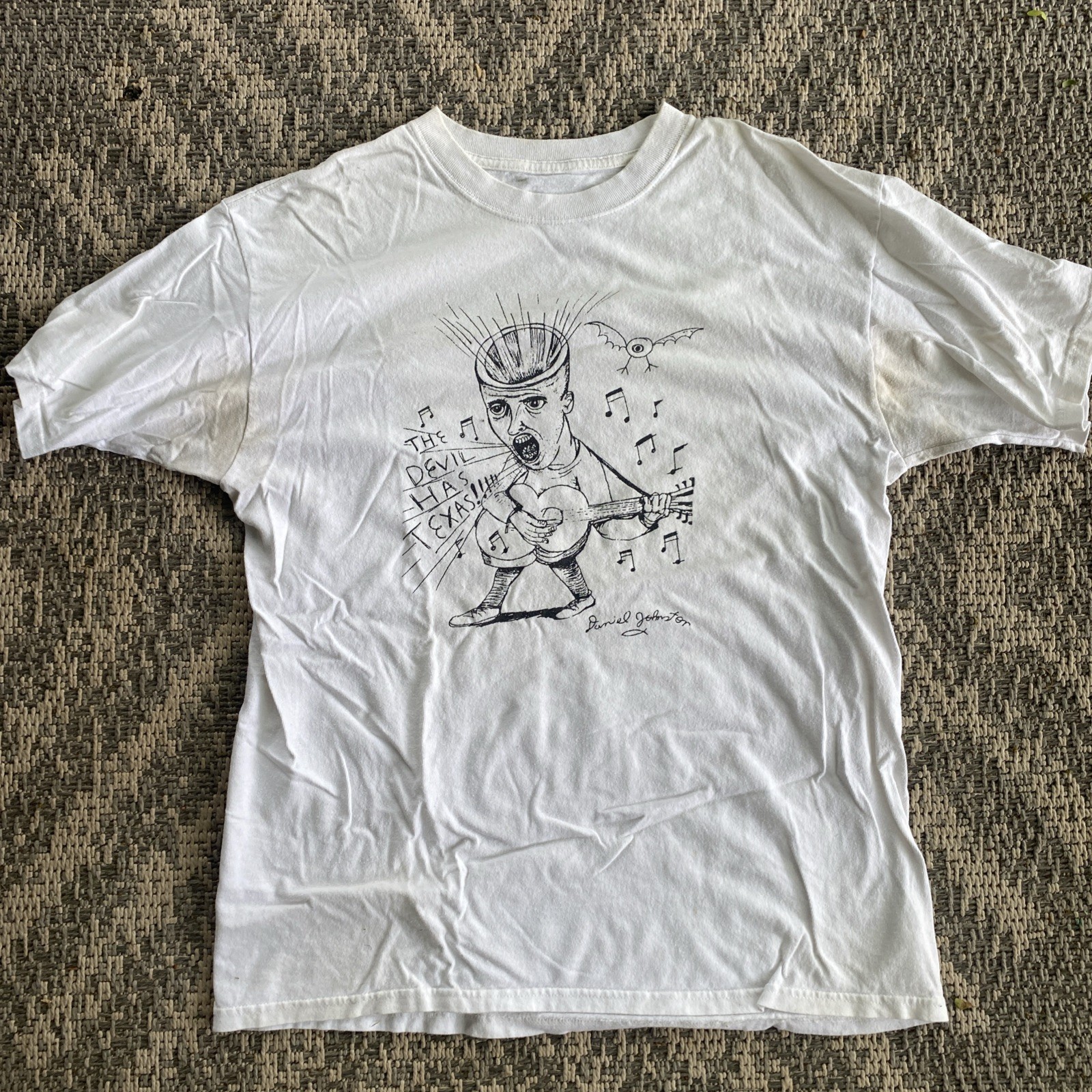 2002 Daniel Johnston The Devil Has Texas Men’s Large