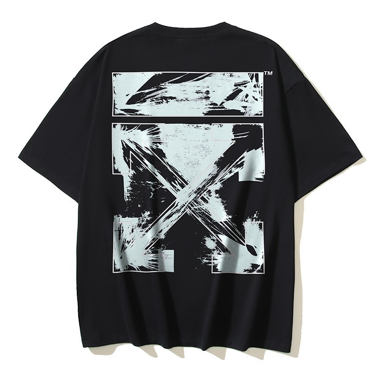 Off White T-Shirt Black / White S-M-L-XL